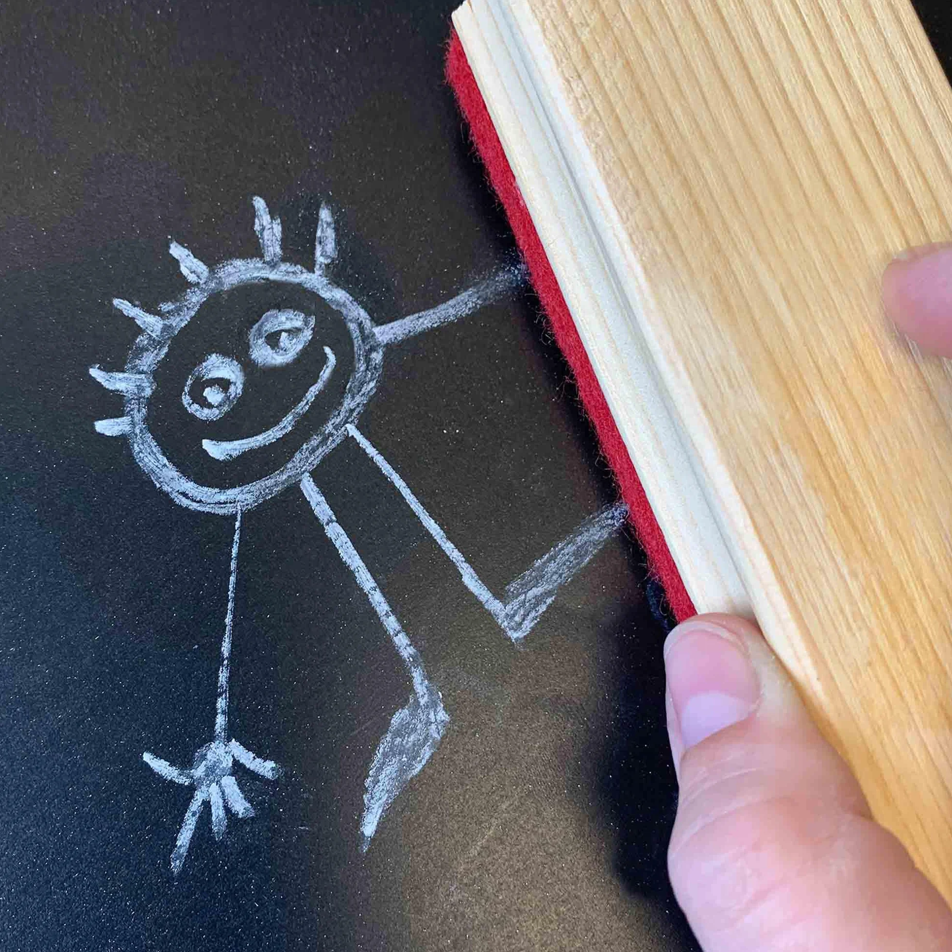 SES Creative Craie colourée avec éponge sans poussière pour dessin et peinture créatifs