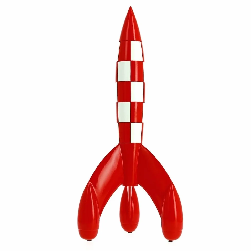 Moulinsart Statue - Måneraket Tintin (60 cm)
