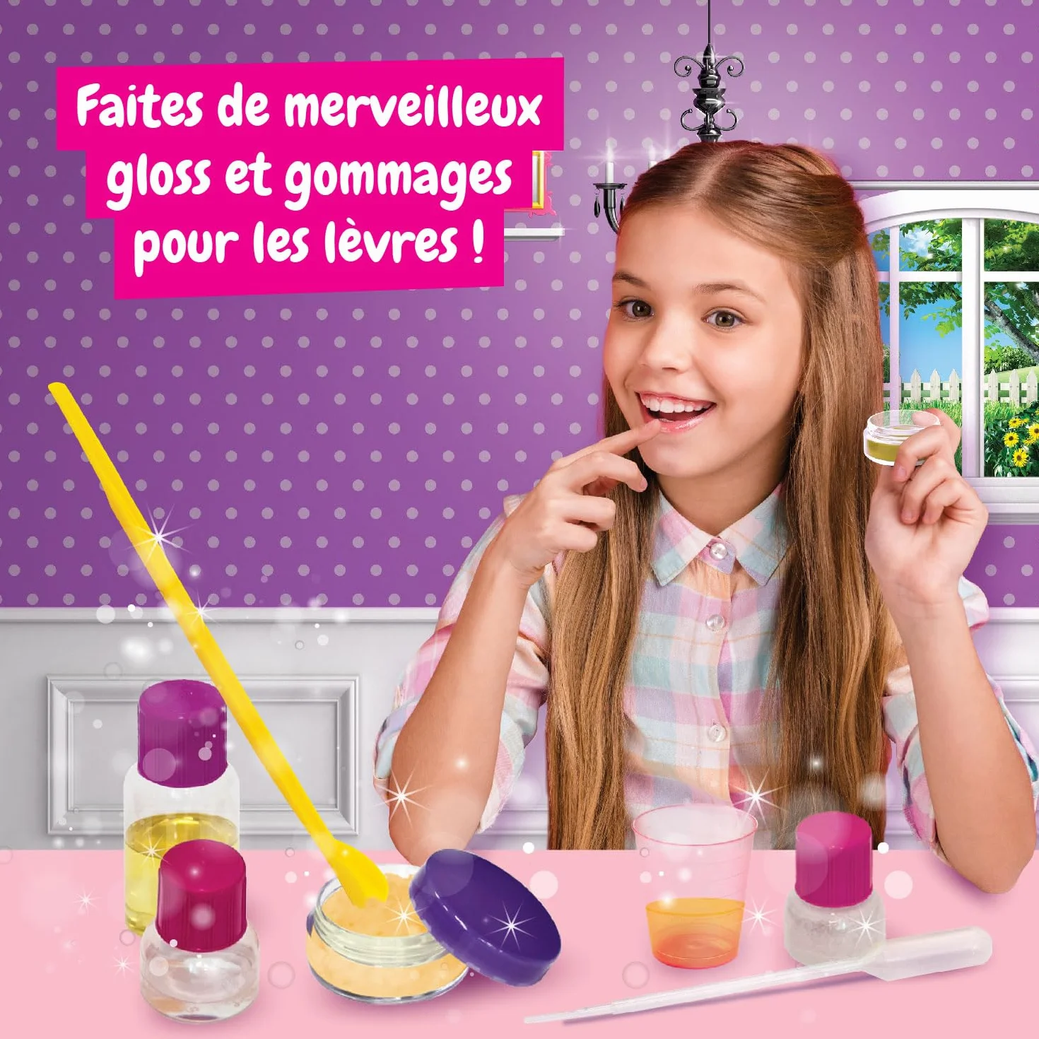 Science4you Barbie Mini Kit de Brillant à Lèvres – Fabriquez vos Propres Gloss et Gommage, 8 Contenus de Beauté pour Enfants, Cadeau Original Filles 6+