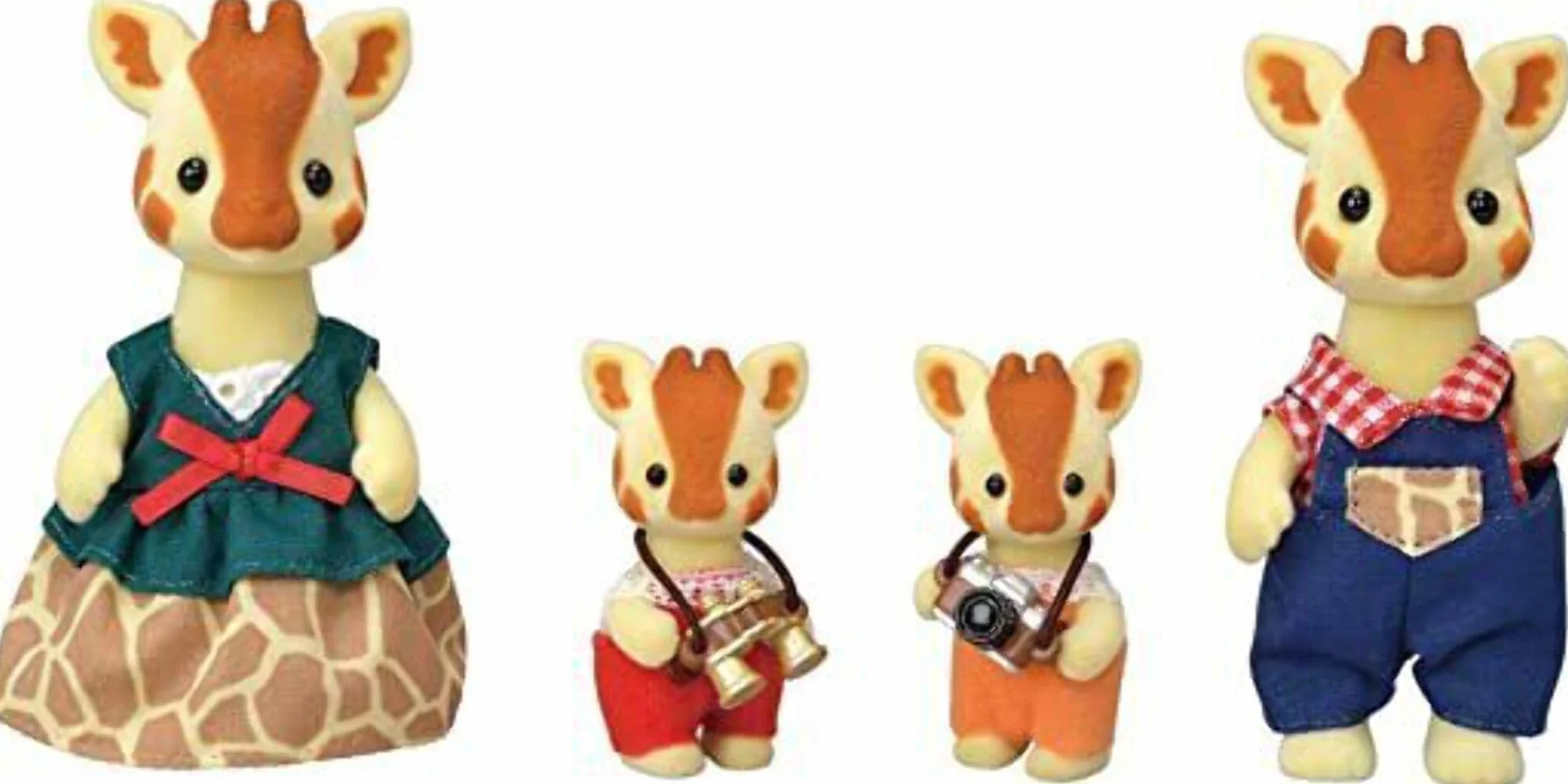 Sylvanian Families La famille Girafe Set 4 figurines animaux miniatures jouet enfant 3 ans+