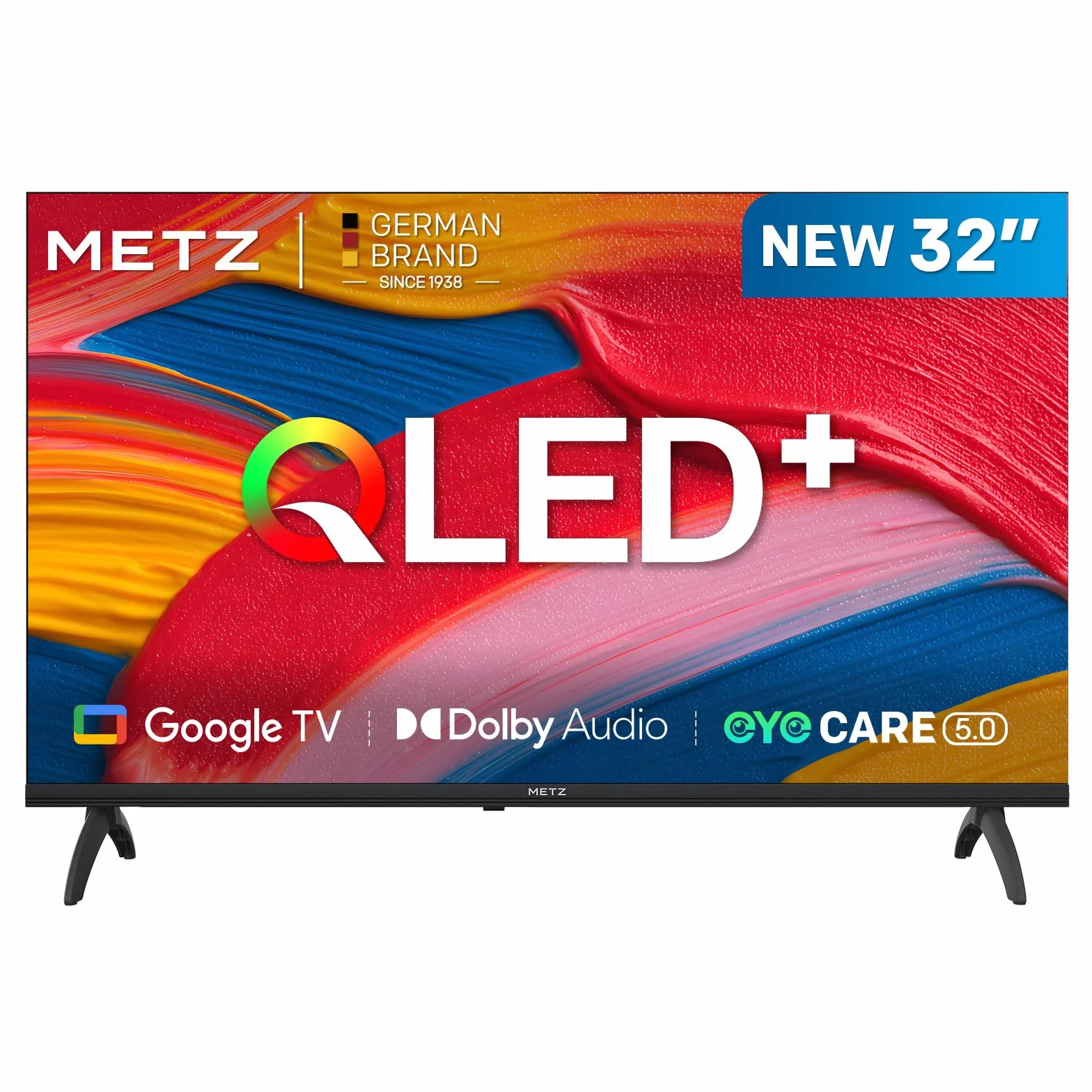 Metz 32 Pouces Smart TV LED QLED HDR 10 Dolby Audio Bluetooth 5.1 EyeCare DVB-T/T2/C/S/S2 CI+ 32MQF7000Z