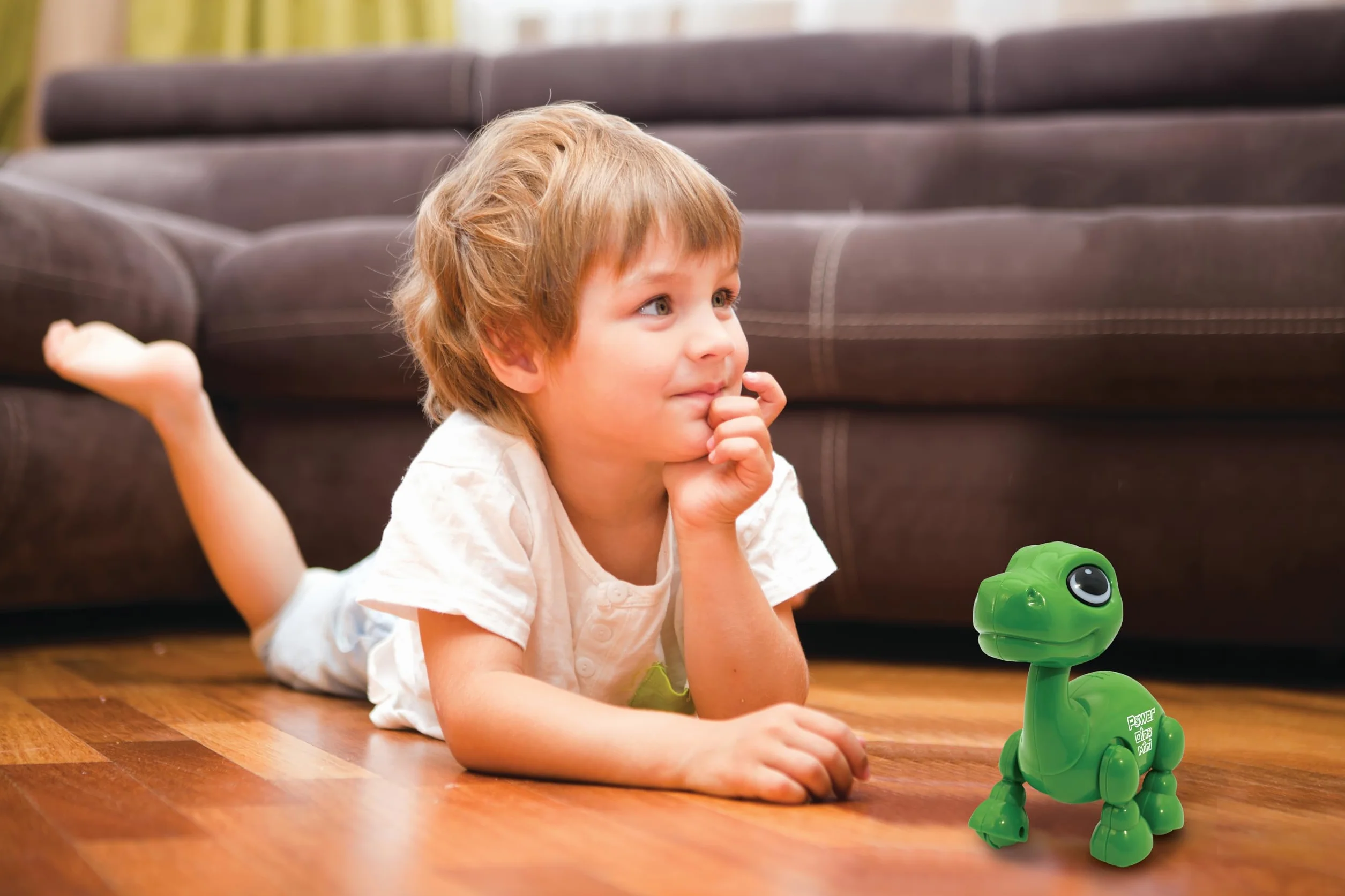 Lexibook Power Dino Mini Robot Dinosaure avec Sons, Musique et Effets Lumineux, ROB02DINO