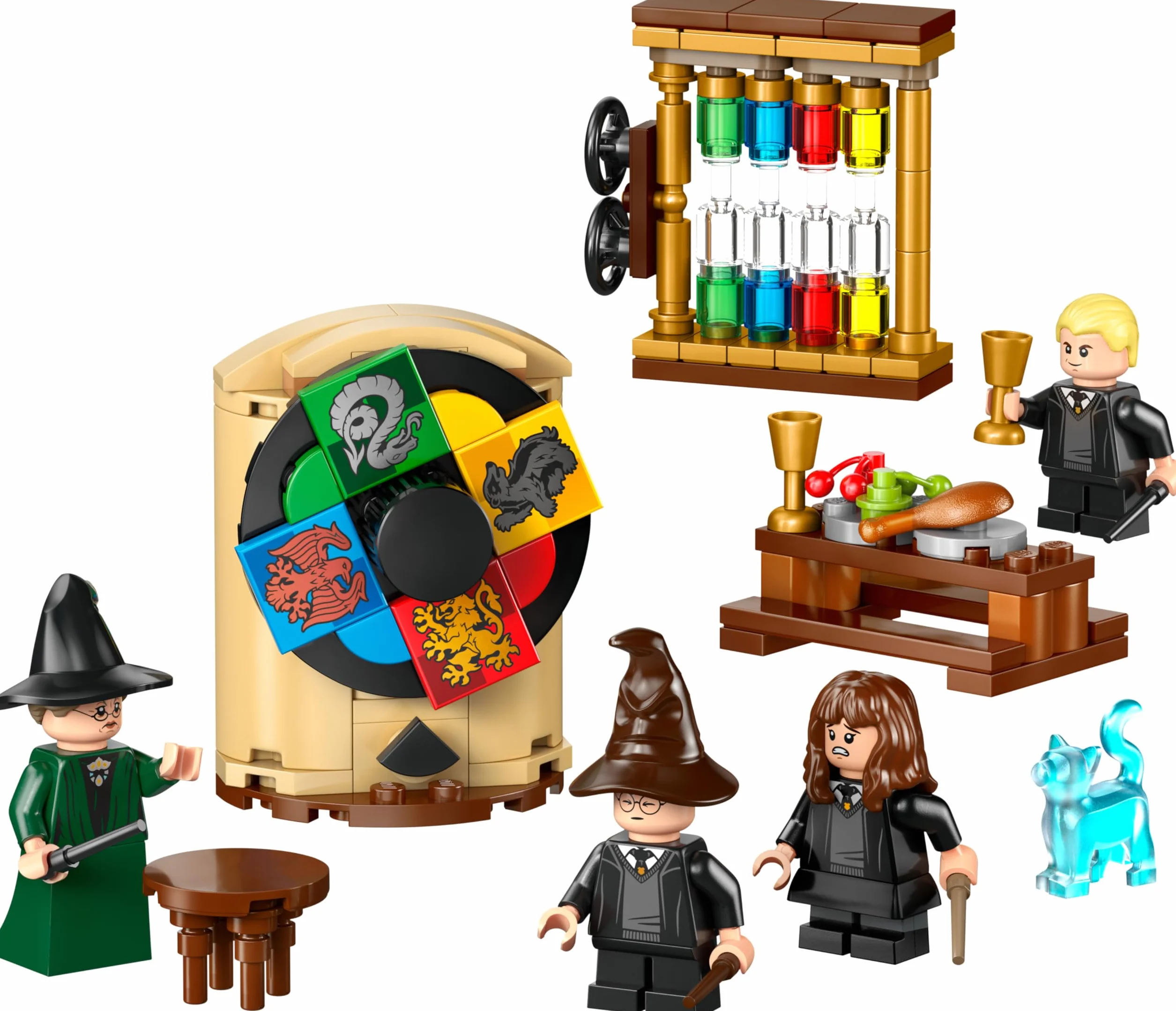 LEGO Harry Potter Le Château de Poudlard : la Cérémonie du Choixpeau Magique 76460 Jouet Minifigurine Hermione Baguettes Magiques Cadeau 7 Ans