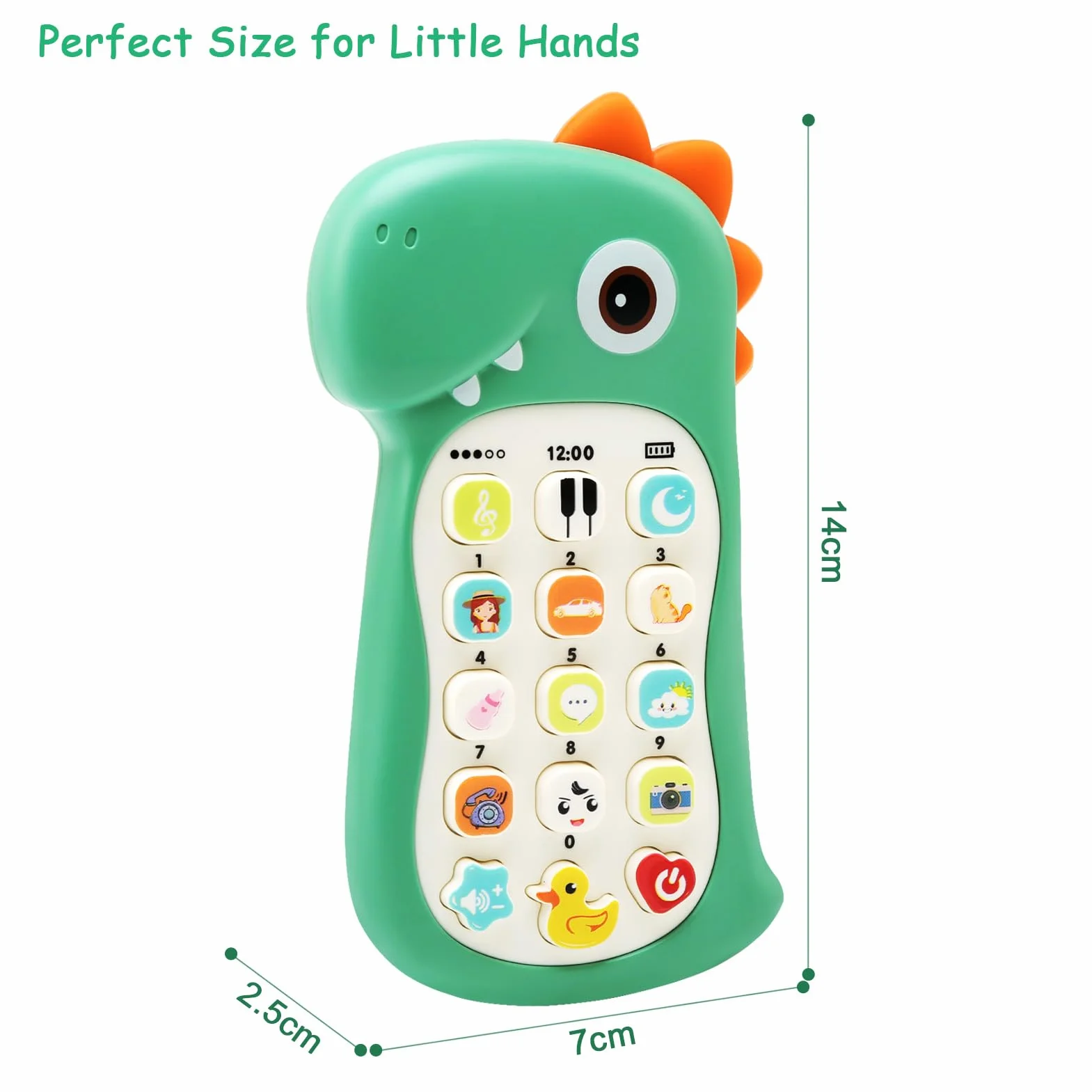 Jouet Musical Bébé 1 an, Smartphone Bébé avec Lumières et Mélodies, Jouet d'Éveil Éducatif pour Enfant