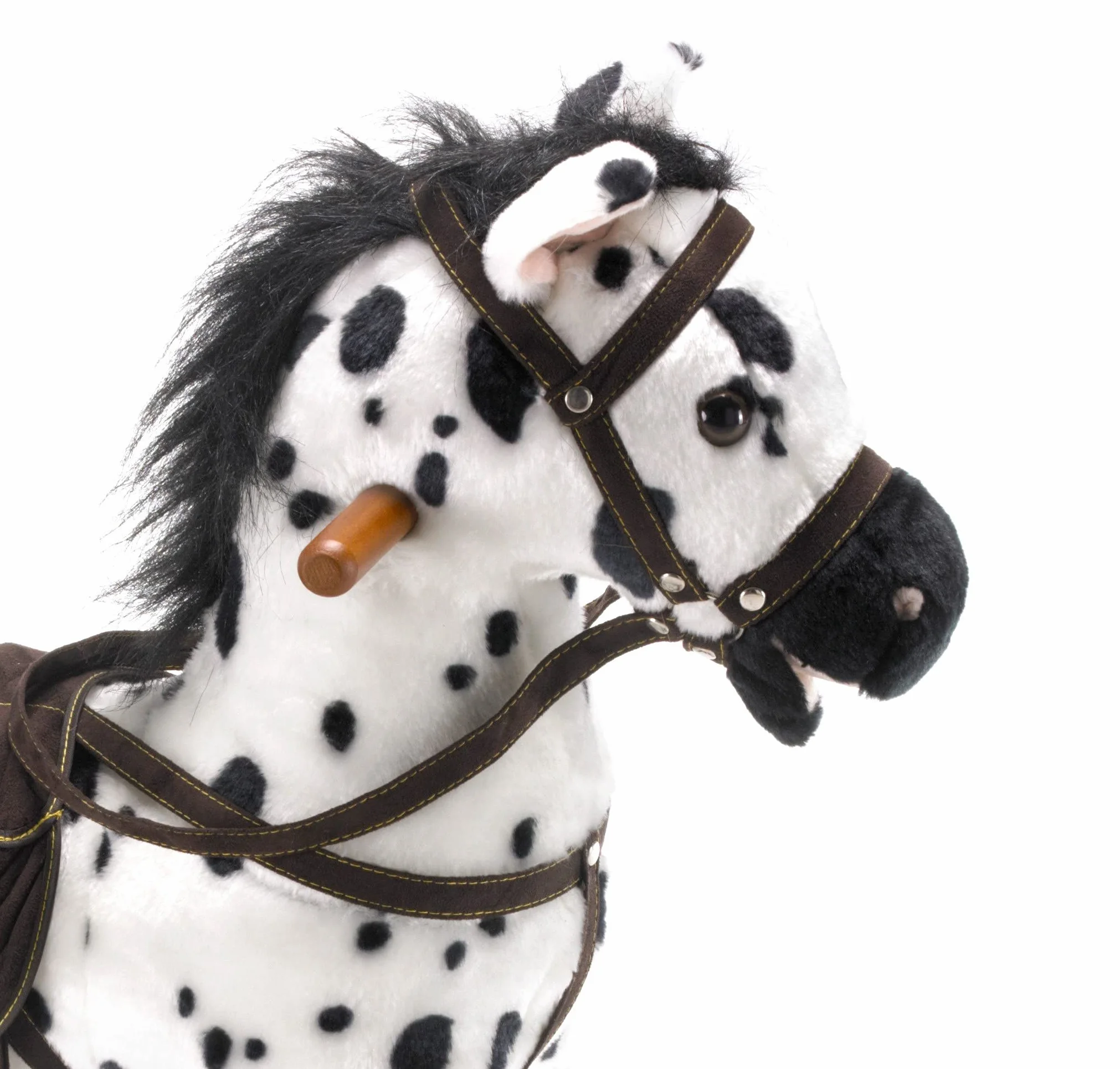 Bayer Chic 2000 Cheval à Bascule Carlotta avec Son Noir Blanc