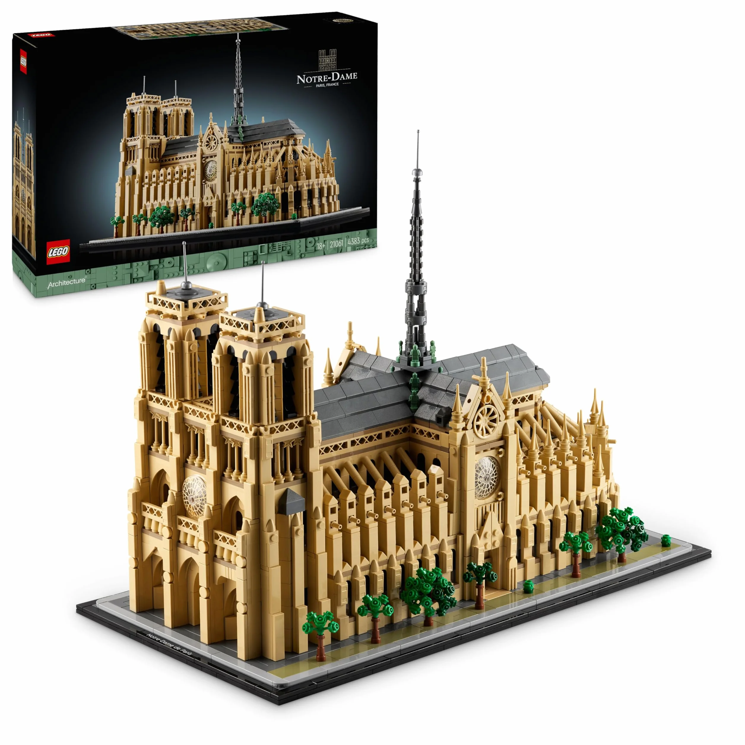 LEGO Architecture Notre-Dame de Paris 21061 Maquette à Construire Set pour Adultes