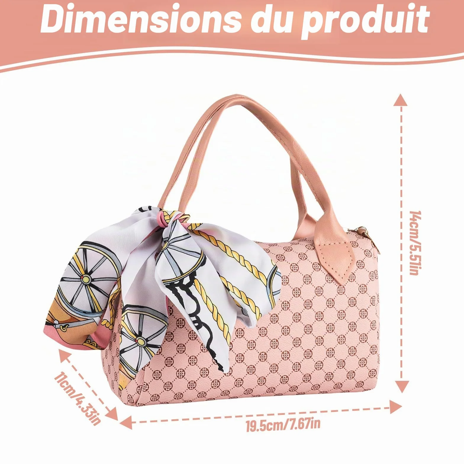 Sac à main pour petites filles avec accessoires – Ensemble de maquillage pour tout-petits