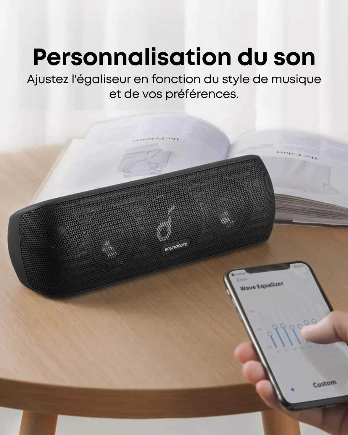 Soundcore Motion+ Enceinte Bluetooth 30W Son Hi-Res IPX7 12 Heures Autonomie USB-C