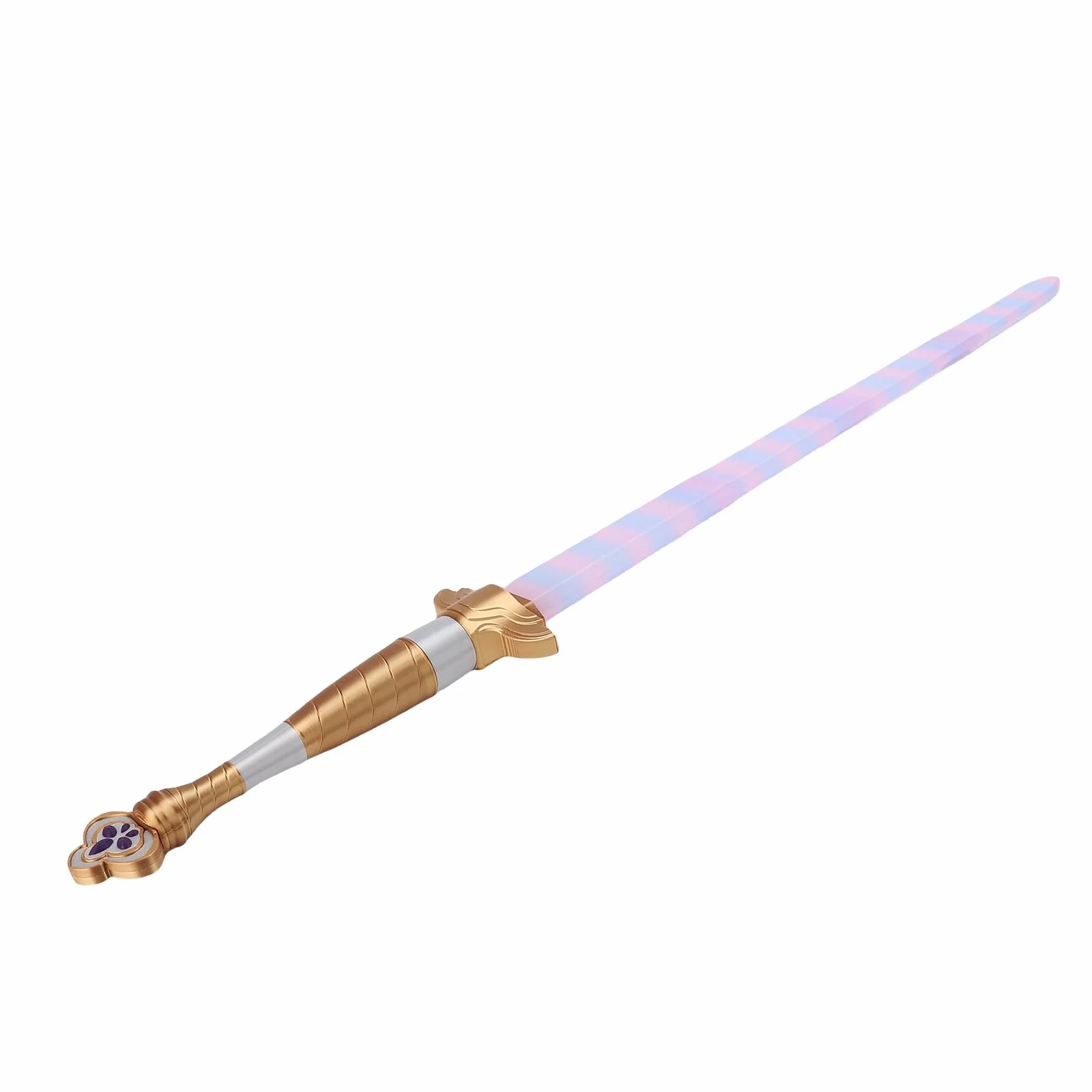 PUSOKEI Épée de Cosplay Colorée Rétractable Imprimée en 3D 38 Pouces pour Accessoire de Costume de Festival