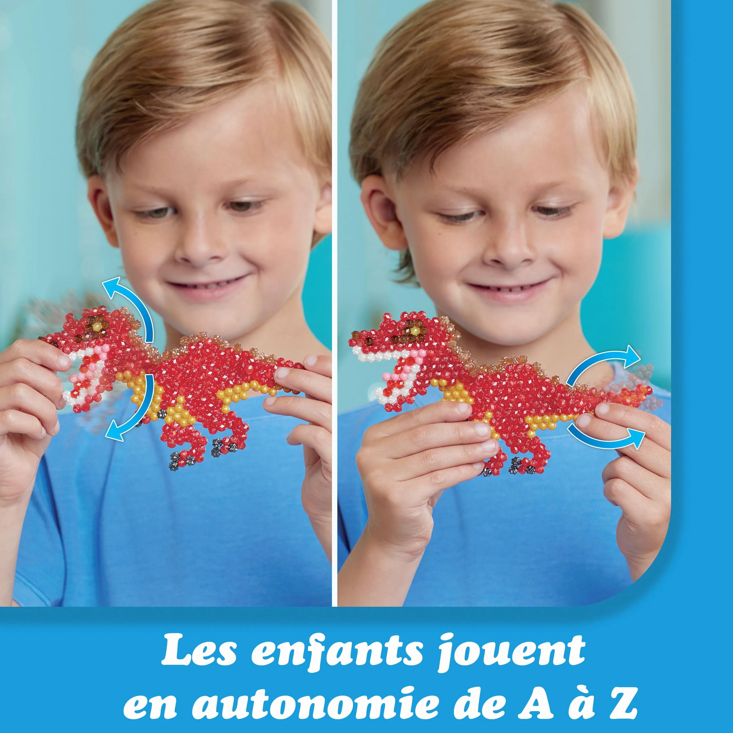 Aquabeads La Terre des Dinosaures Kit de Perles à l'Eau - Jouet Enfant 4 Ans+ 31994