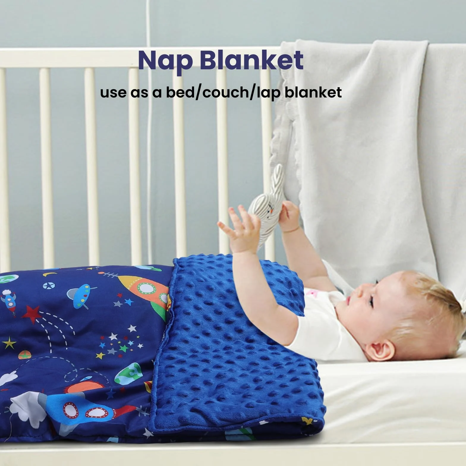 Tapis de Sieste pour Enfants avec Oreiller et Couverture Amovibles Sac de Couchage 2 en 1 Très Épais