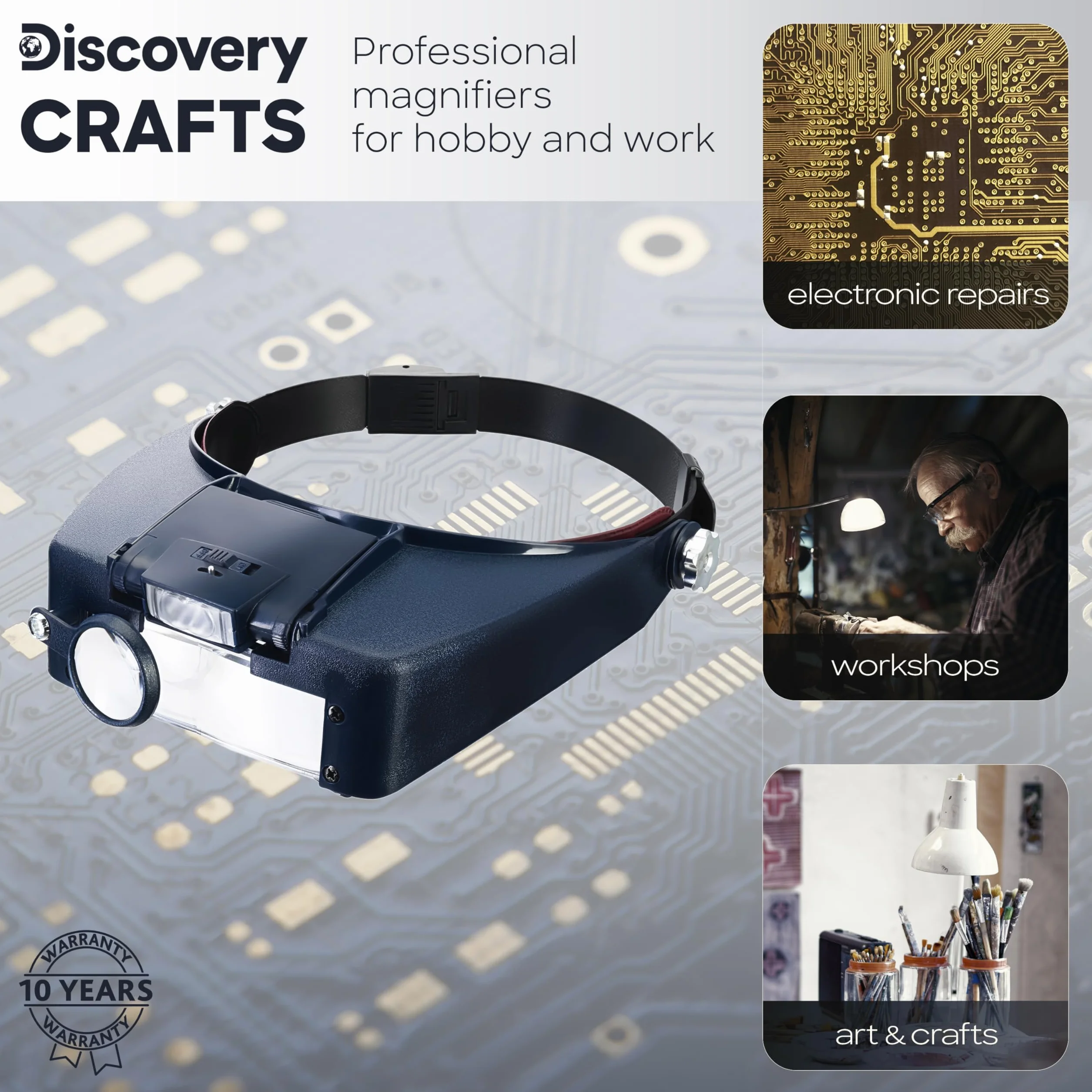 Discovery Crafts DHD 20 Head Magnifier