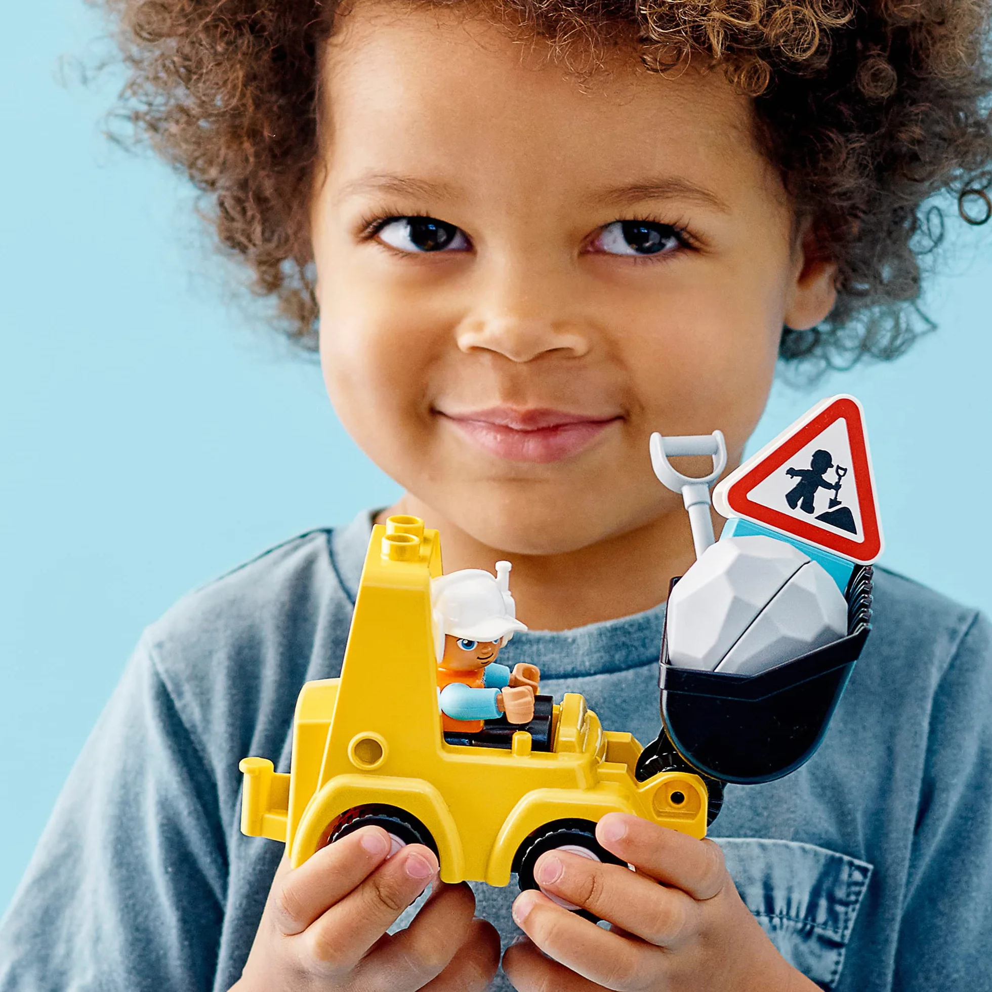 LEGO Duplo 10930 Le Bulldozer Jouet Engins De Chantier Enfant 2 Ans Motricité Fine