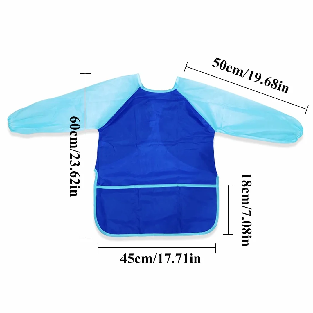 Tabliers Peinture Enfant Manches Longues SULIUDAJI 2 Pièces Blouse Dessin