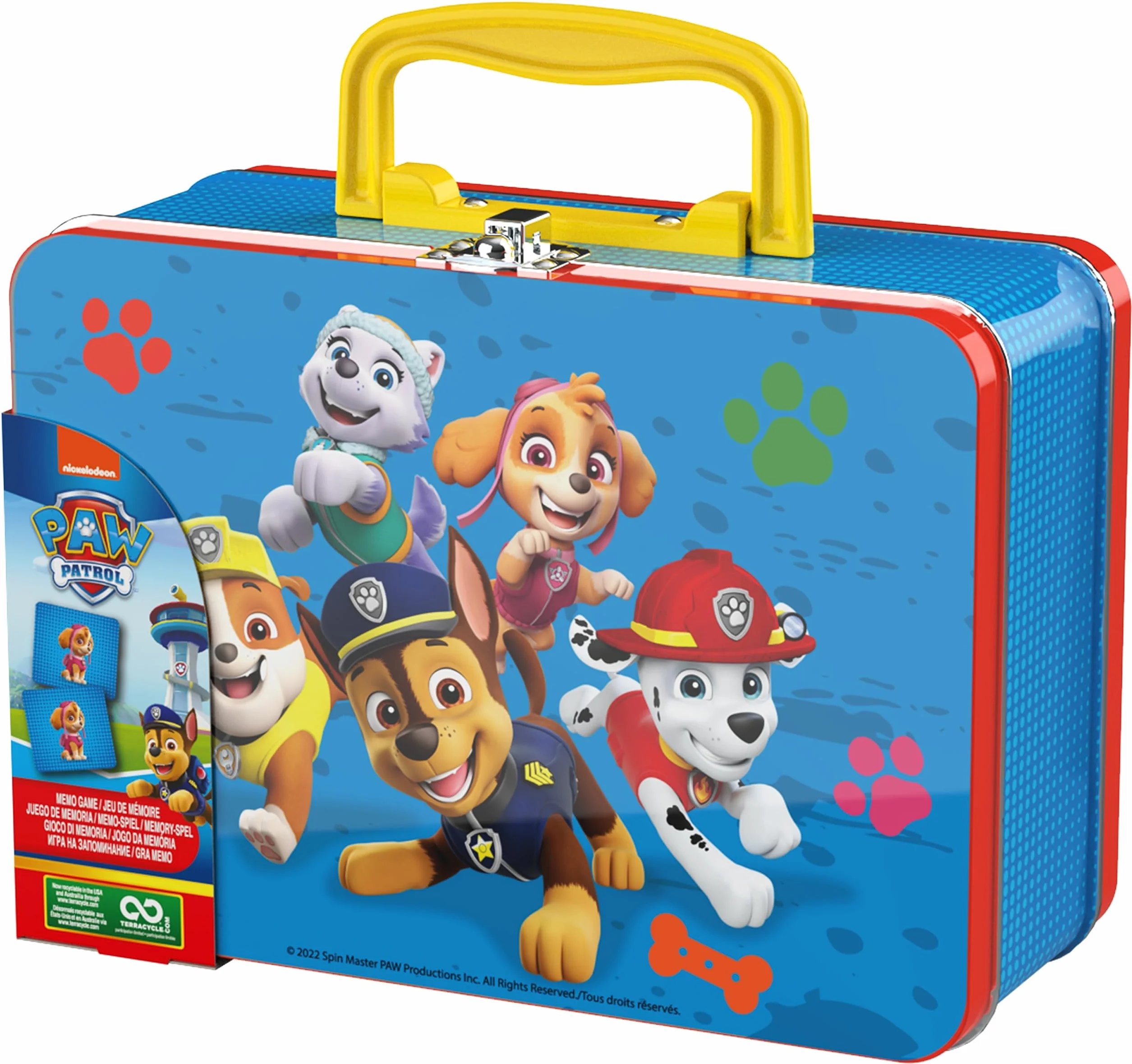 Paw Patrol Pat Patrouille Memo Valisette Jeu De Mémoire 72 Cartes 36 Paires Héros Chiots