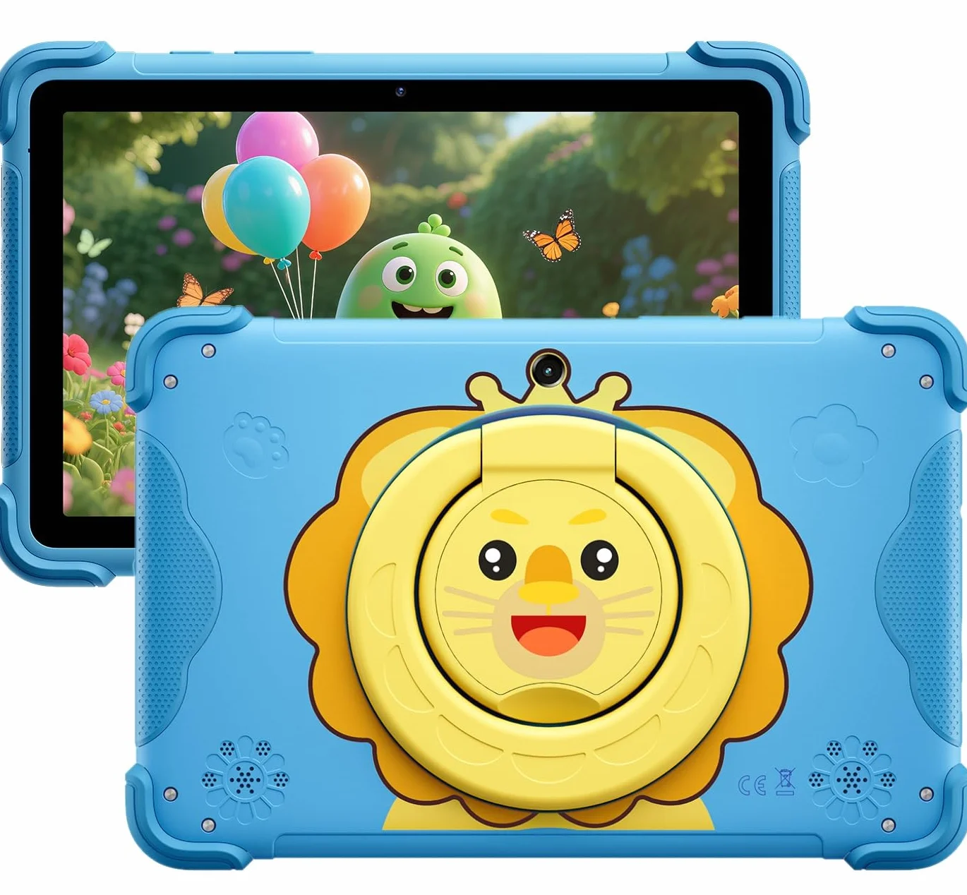Blackview Link 1 Kids, Tablette Enfant Android 16 AI, 12GB+64GB (2TB Externe), 3 Assistances AI Intelligentes, 8,68'' HD+, 5MP+8MP, Google Kids Space+Contrôle Parental, Haut-parleurs Dual Box, Bleu