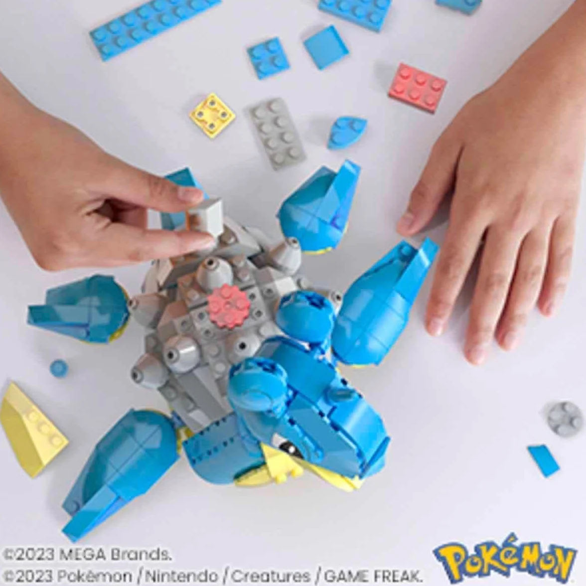MEGA Pokémon Figurine Action Lokhlass 16 cm Jeu De Briques De Construction 527 Pièces HKT26