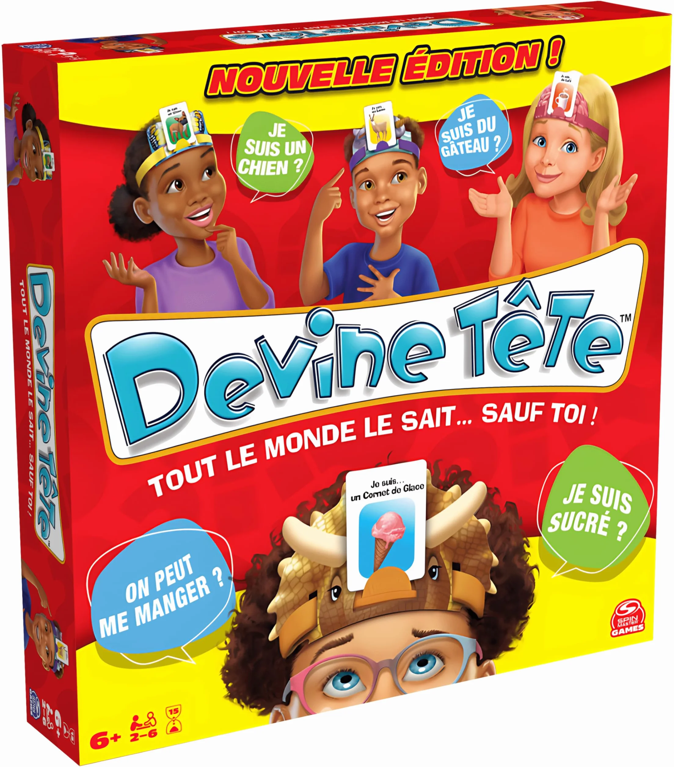 Devine Tête Classique - Jeu de Société Famille - Devinez l'Illustration - Version Française