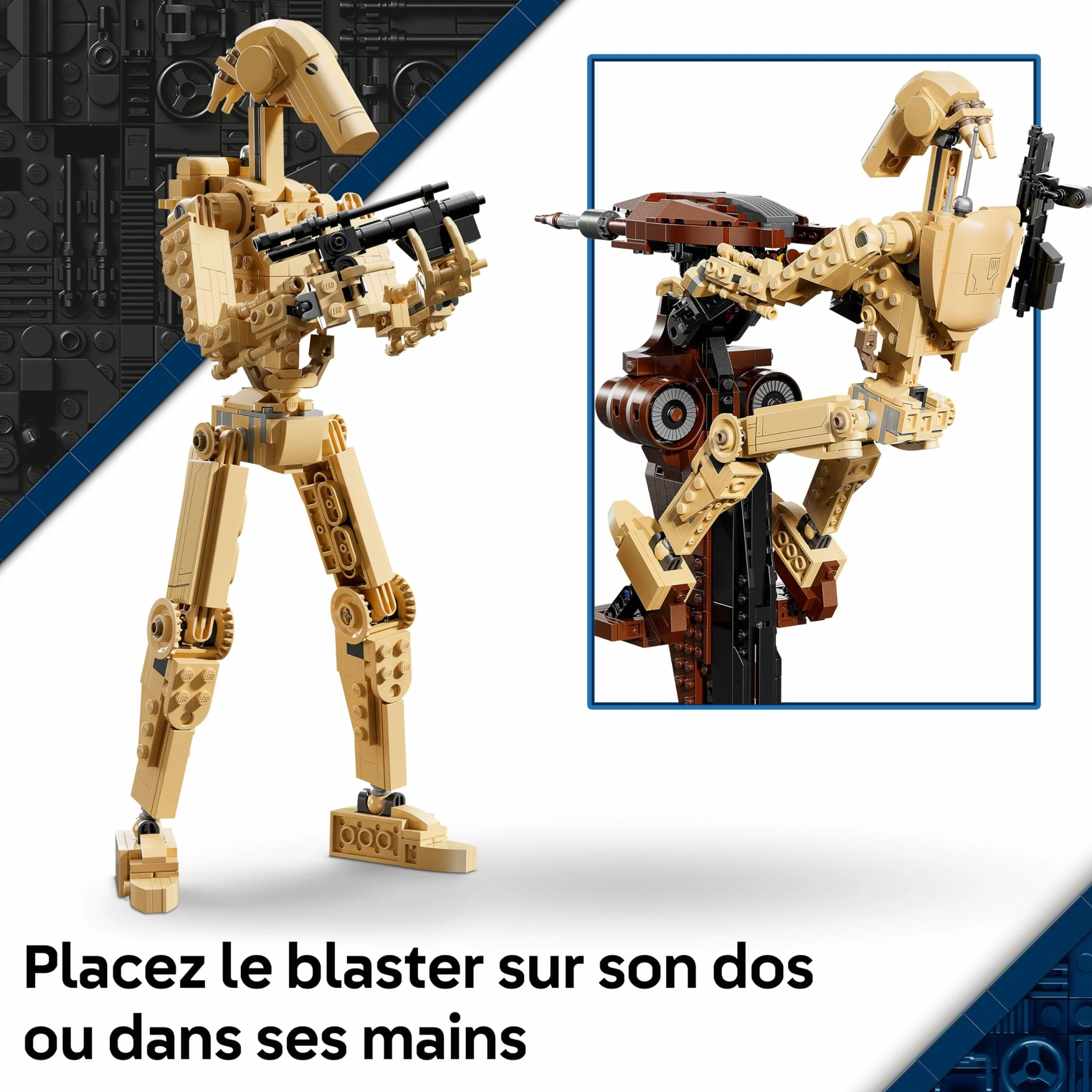 LEGO Star Wars 75428 La Menace Fantôme Droïde de Combat sur Son STAP Jeu de Construction Figurine Droïde Speeder Cadeau Collector 12 Ans