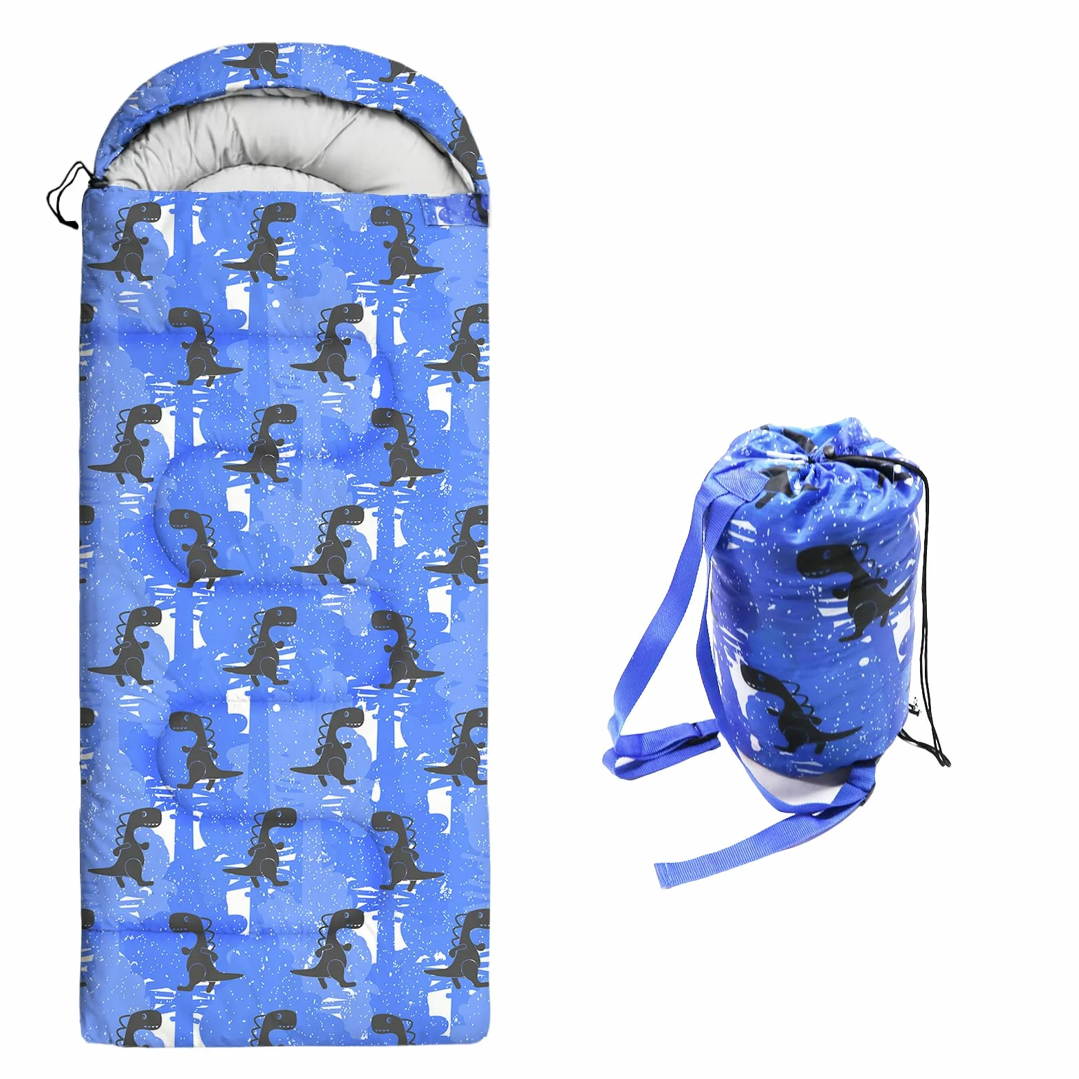 Sacs de Couchage pour Enfants Camping Compact 3 Saisons Léger Imperméable avec Sac de Transport