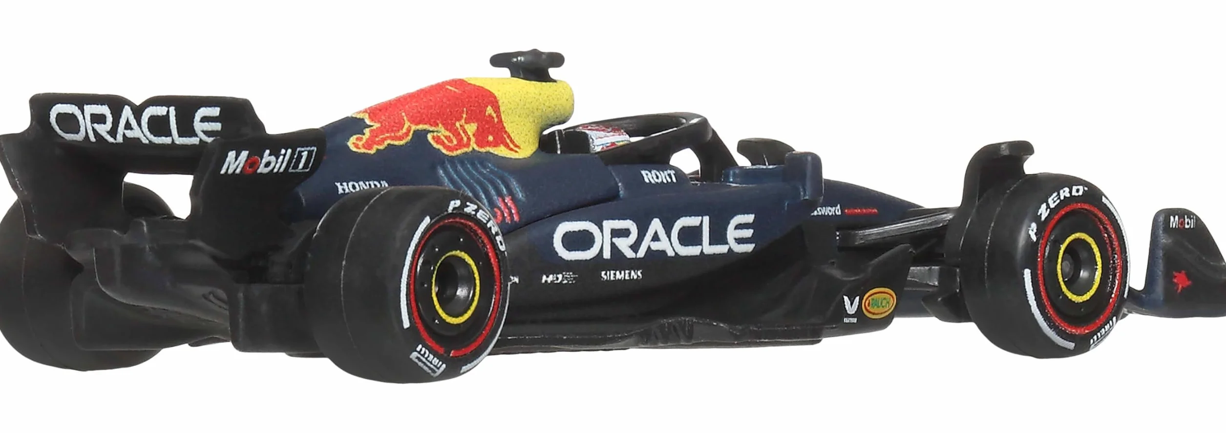 Hot Wheels Oracle Red Bull Racing Formule 1 Max Verstappen #1 métal moulé échelle 1/64 Collectionner pneus Real Riders carrosserie châssis métal JKD83
