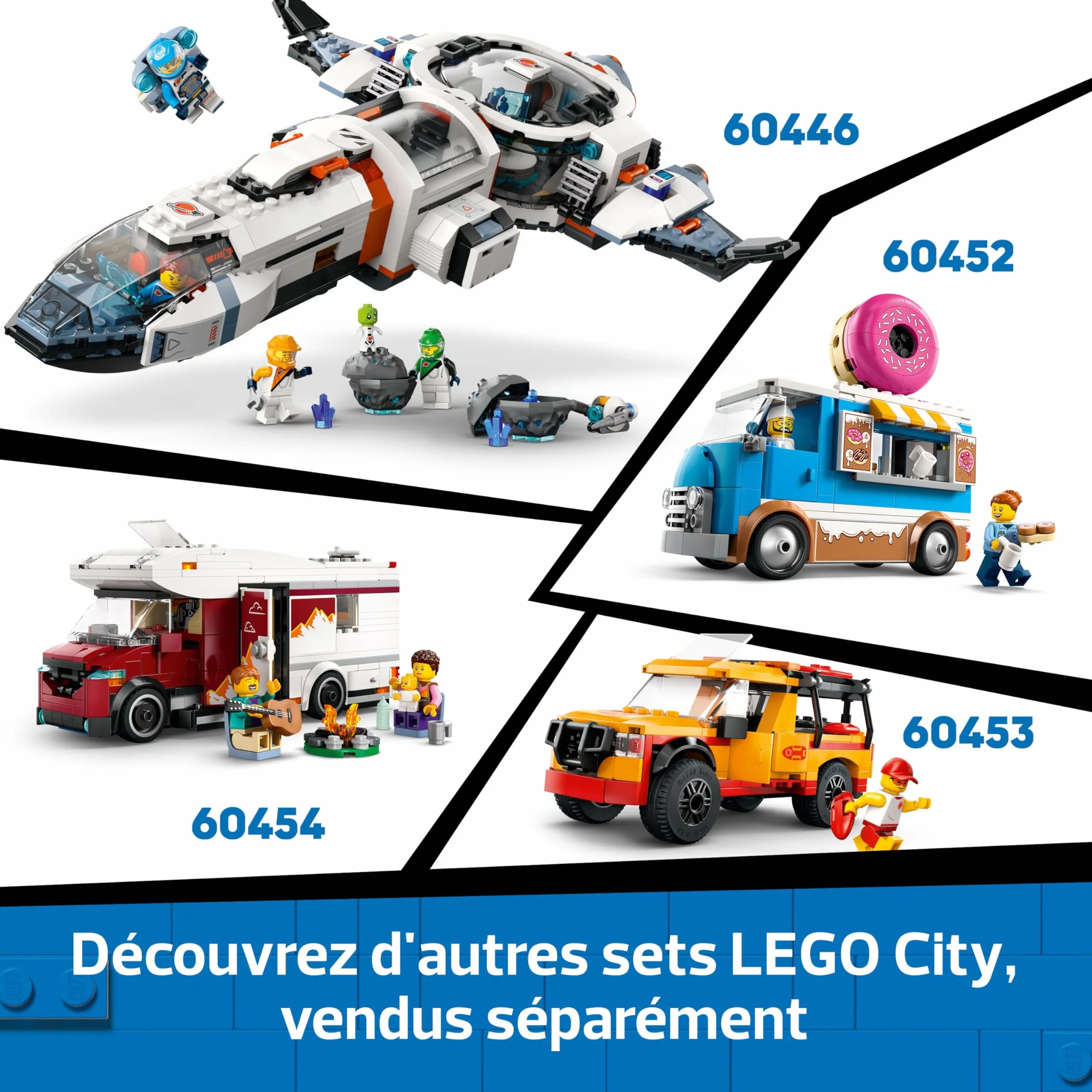 LEGO City L'Ambulance de Secours Jeu de Construction 2 Minifigurines Skateuse Ambulancier Jouet 5 Ans 60451
