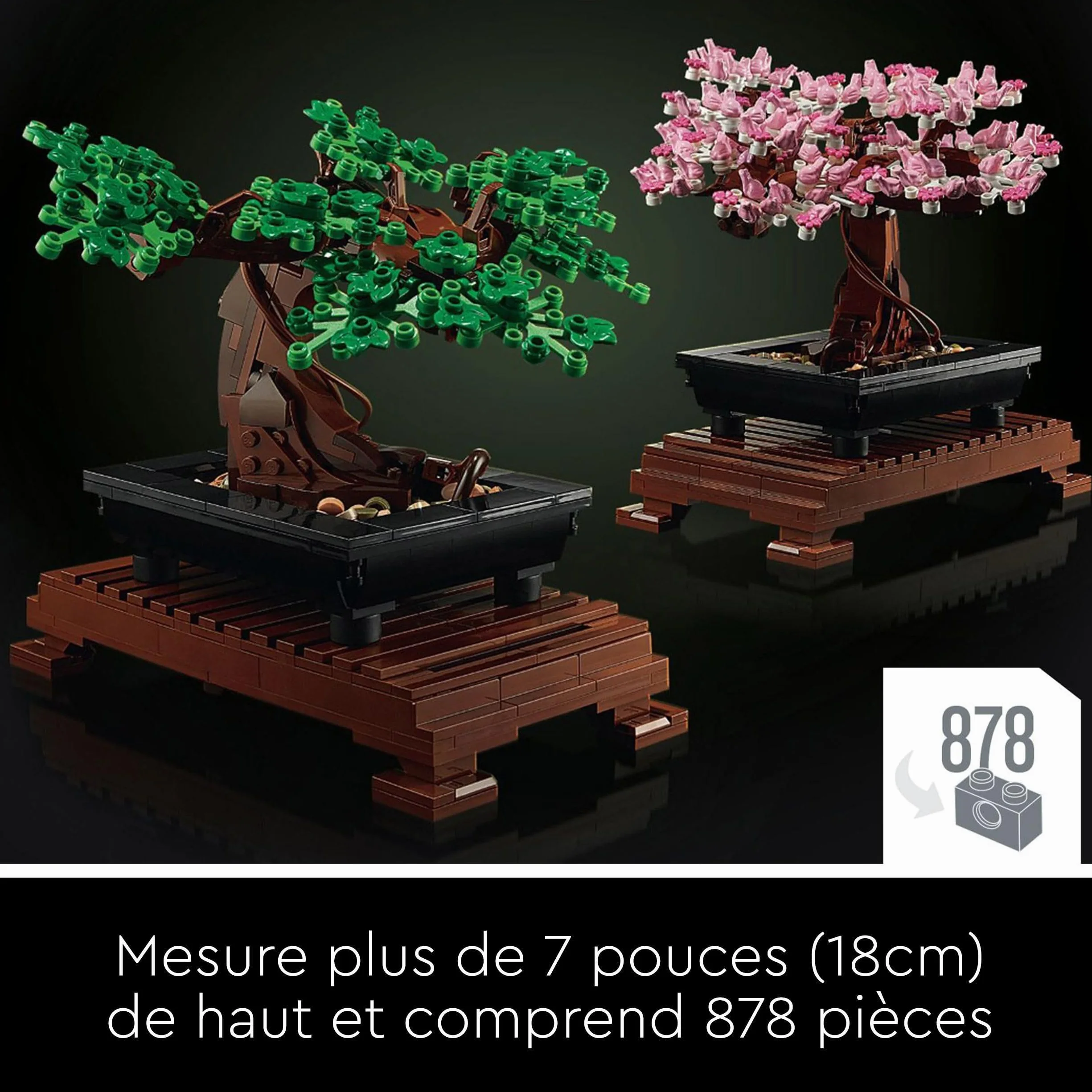 Lego Botanicals Bonsaï 10281 - Set de Construction avec Plante Artificielle pour Adulte