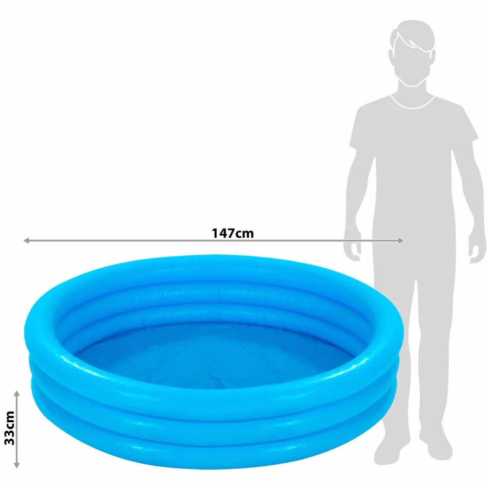 Intex piscinette bleu cristal