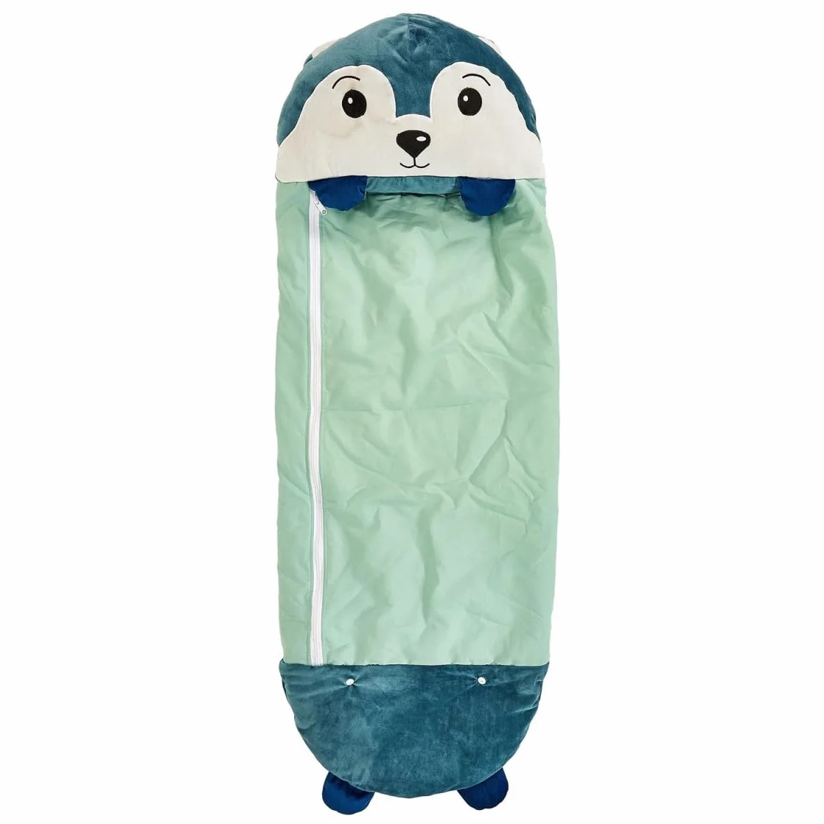 Sac de Couchage Convertible Loup 50x130cm Bleu Paris Prix