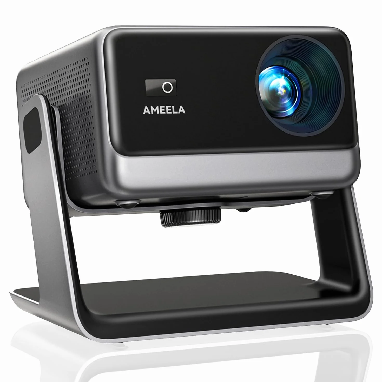 AMEELA Vidéoprojecteur 30000 Lumens 4K FHD 1080P Projecteur Video Auto Focus Keystone WiFi Bluetooth HDMI USB