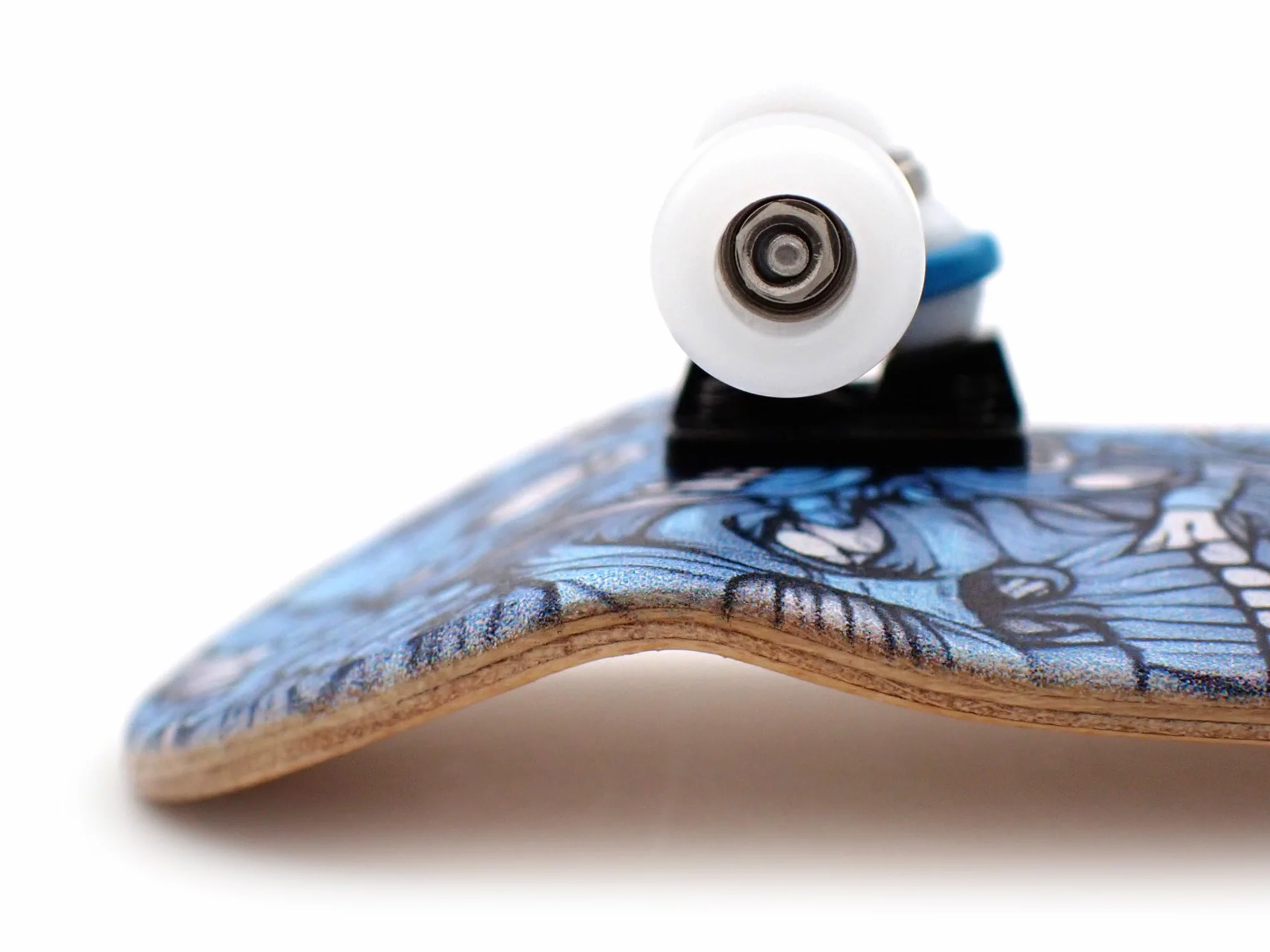 SPITBOARDS Planche à doigts en bois 34 mm 5 couches trucks Pro roues CNC bande antidérapante