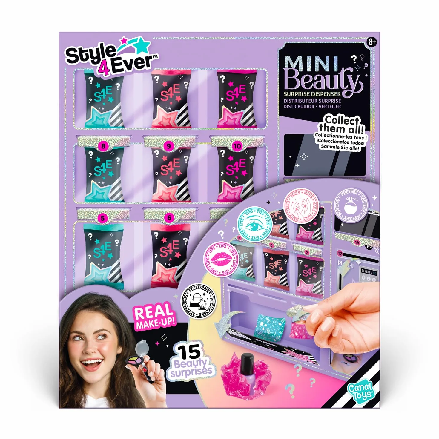 Canal Toys Style 4 Ever Mini Beauty Distributeur Surprise 15 Surprises Jouet Loisir Créatif Enfant 8 Ans+