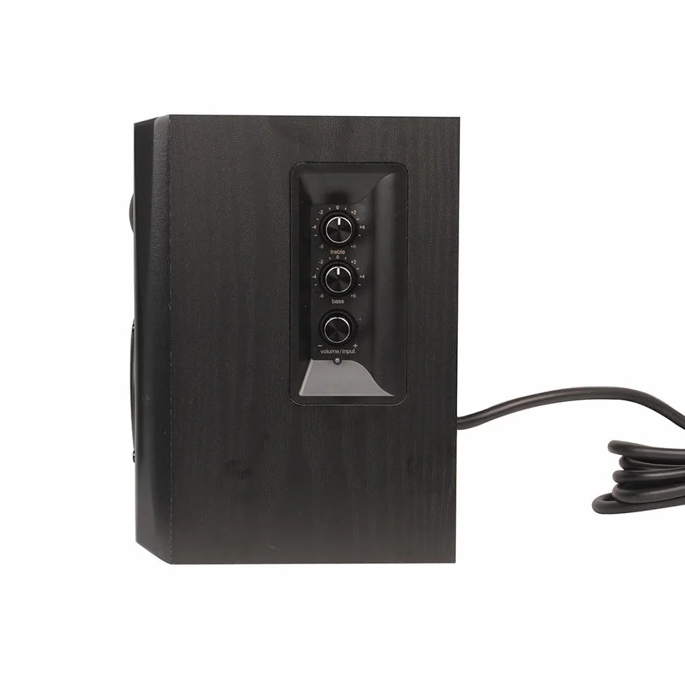 Edifier S351Db Système Audio 150 W Ensemble Stéréo 2.1 Caisson 8" Bluetooth 5.1 aptX DSP DRc Entrées optique coaxiale RCA