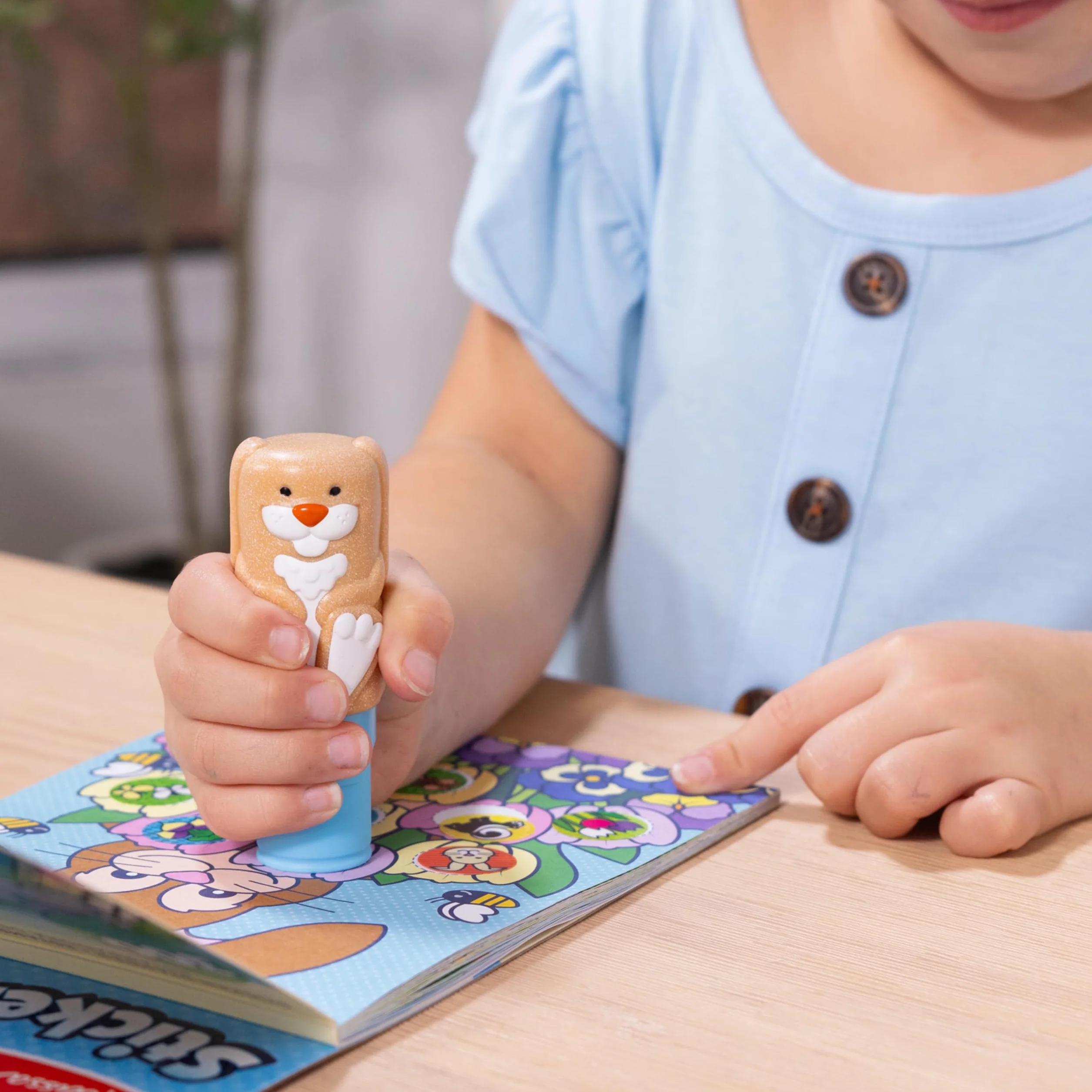 Melissa & Doug Sticker Wow Tamponneuse Lapin Bloc Activités 300 Autocollants Livre Activités Stickers Enfant 3 Ans+