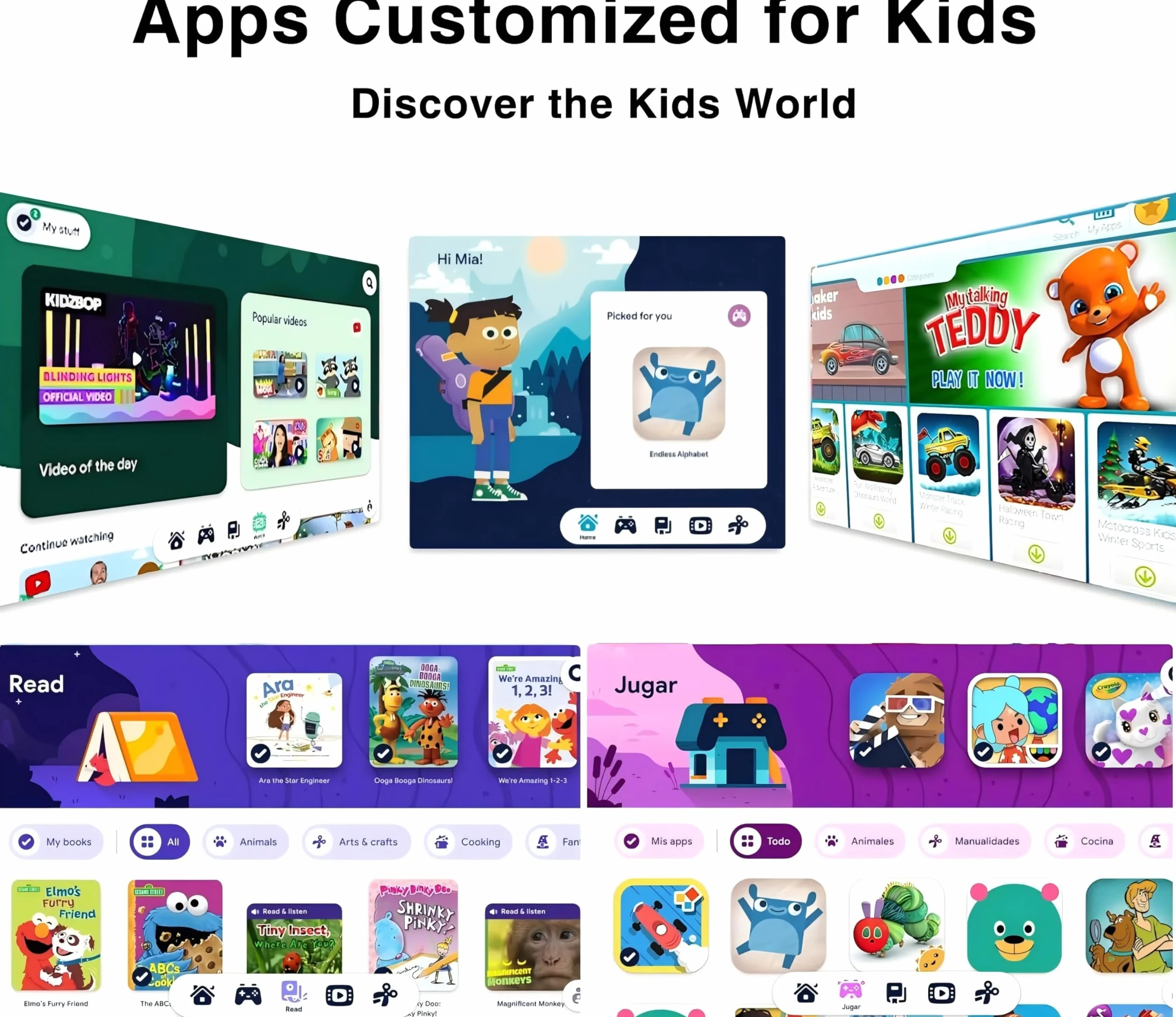 U9 Kid Tablette Enfants 10,1 Pouces Tablette Android 14, 7 Go + 64 Go (TF 1 to), Tablette éducative, Quad Core, 5060 mAh, WiFi 6, BT5.0, Tablette avec étui EVA