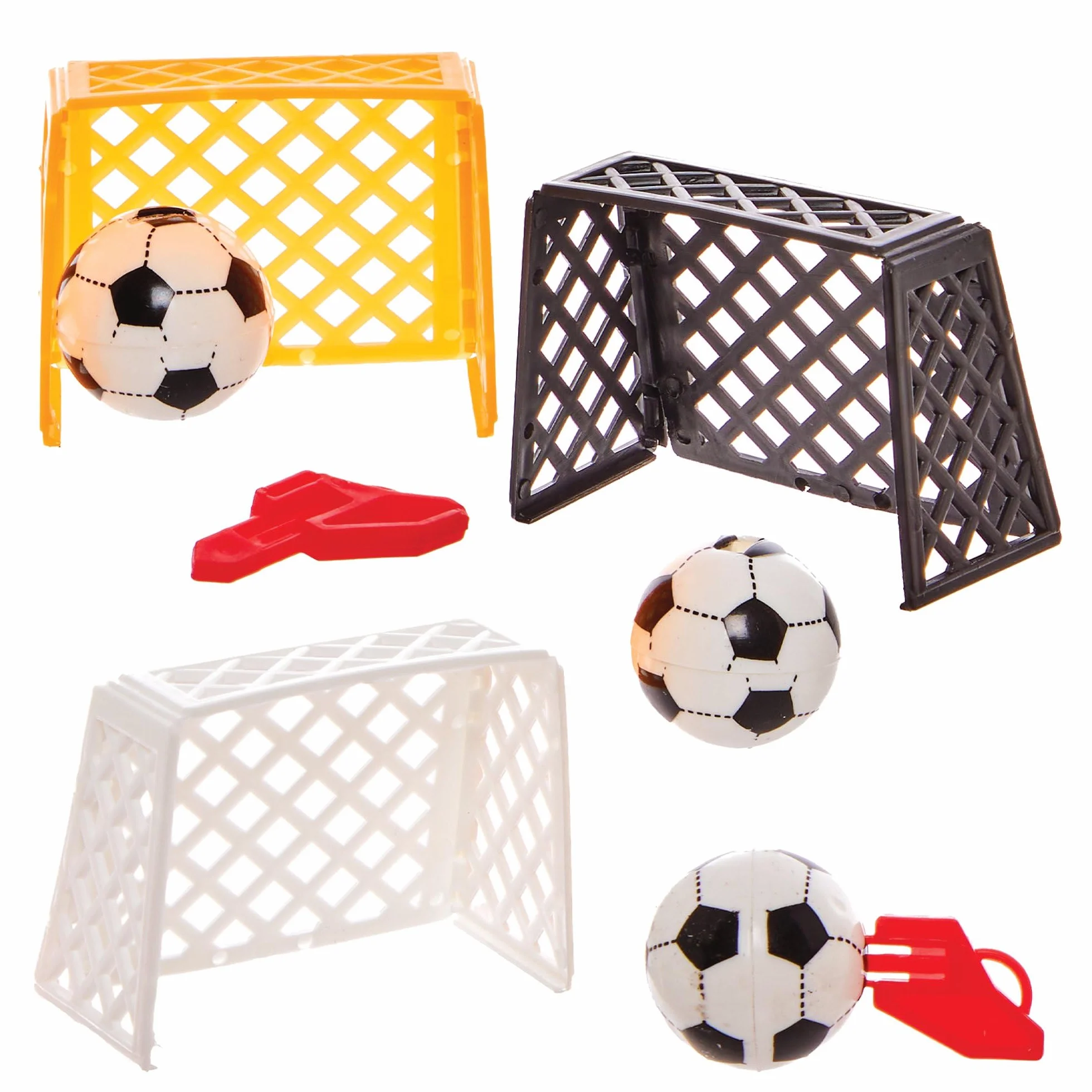 Baker Ross Buts de football paquet de 8 petits jouets pour sacs de fête