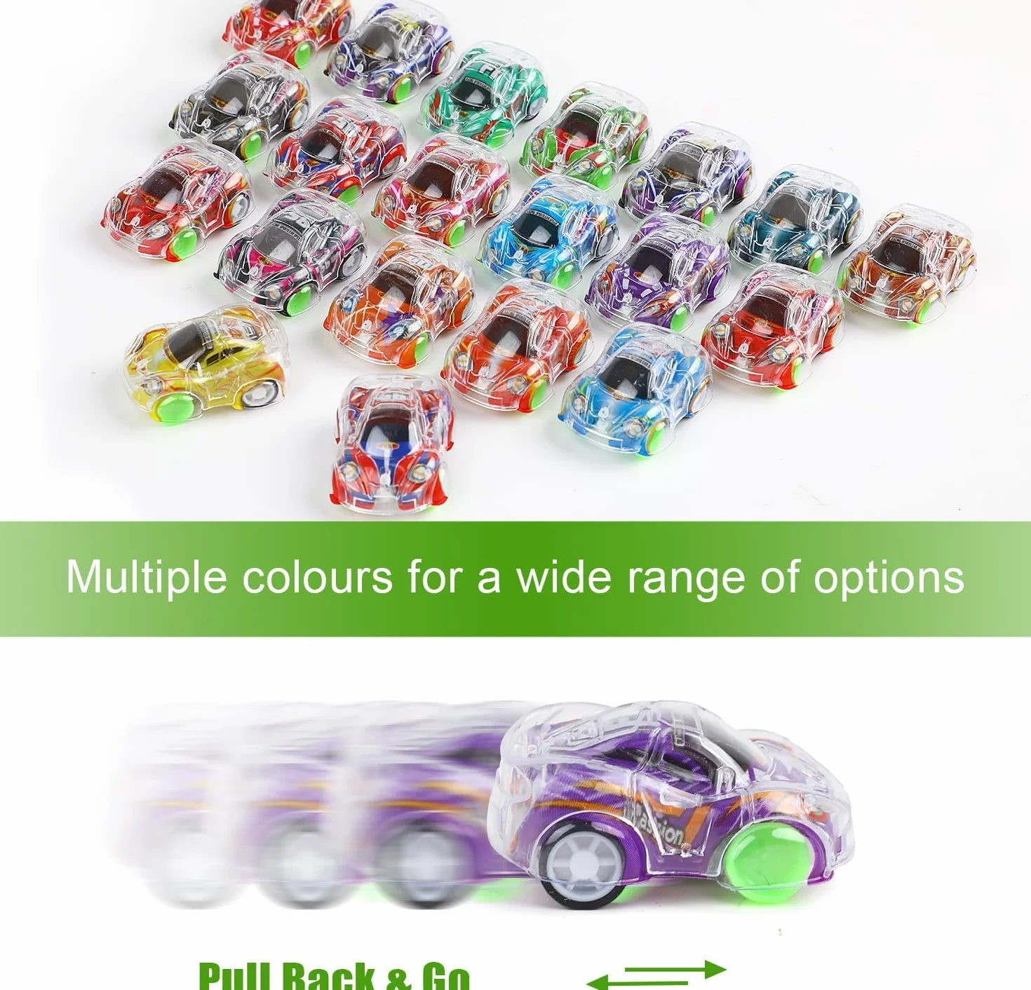 DERAYEE Mini Voiture à Friction, Jouet Voiture Enfant 30PCS