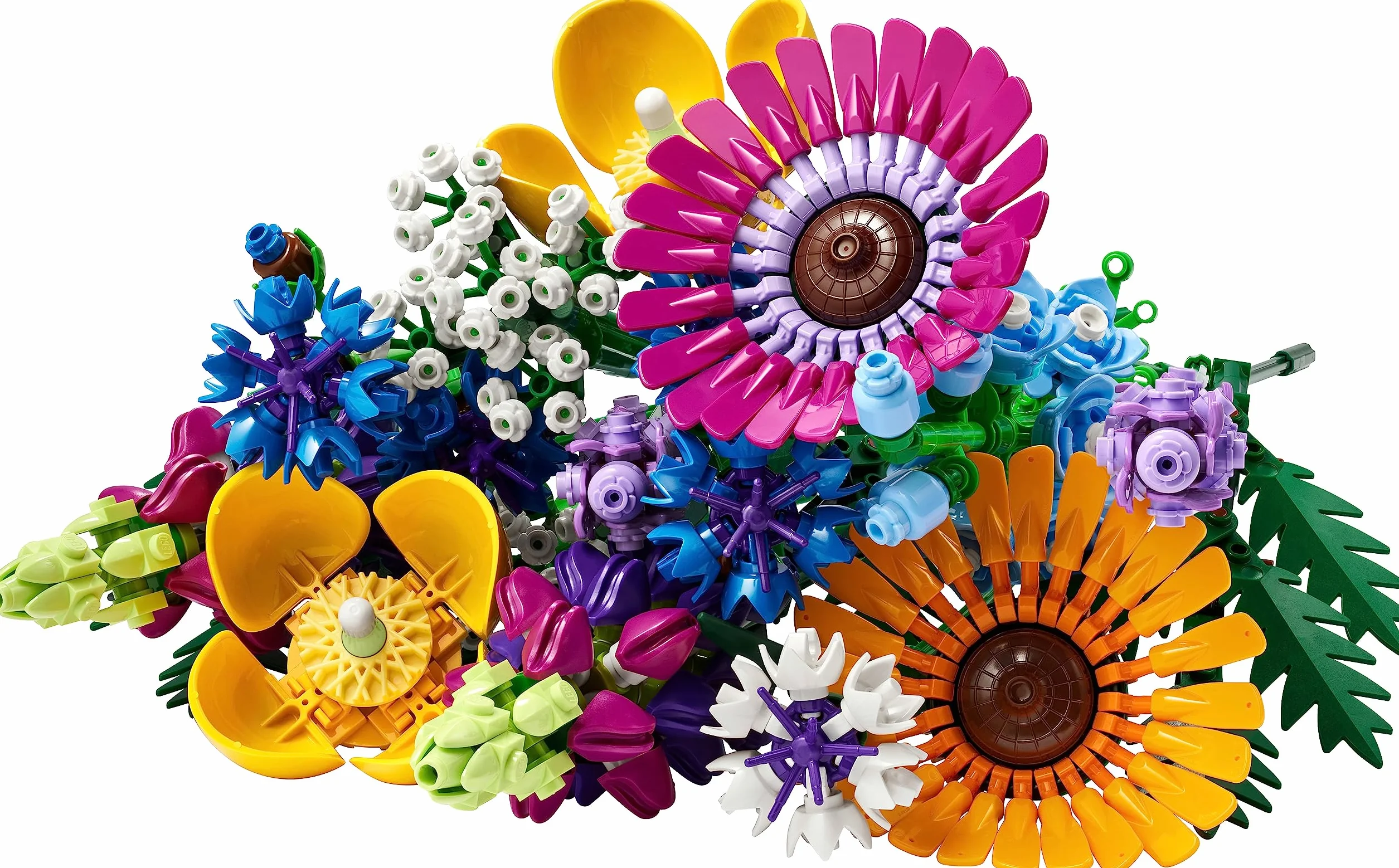 LEGO Botanicals Bouquet de Fleurs Sauvages Plantes Artificielles Coquelicots Lavande Activité Manuelle Adulte 10313