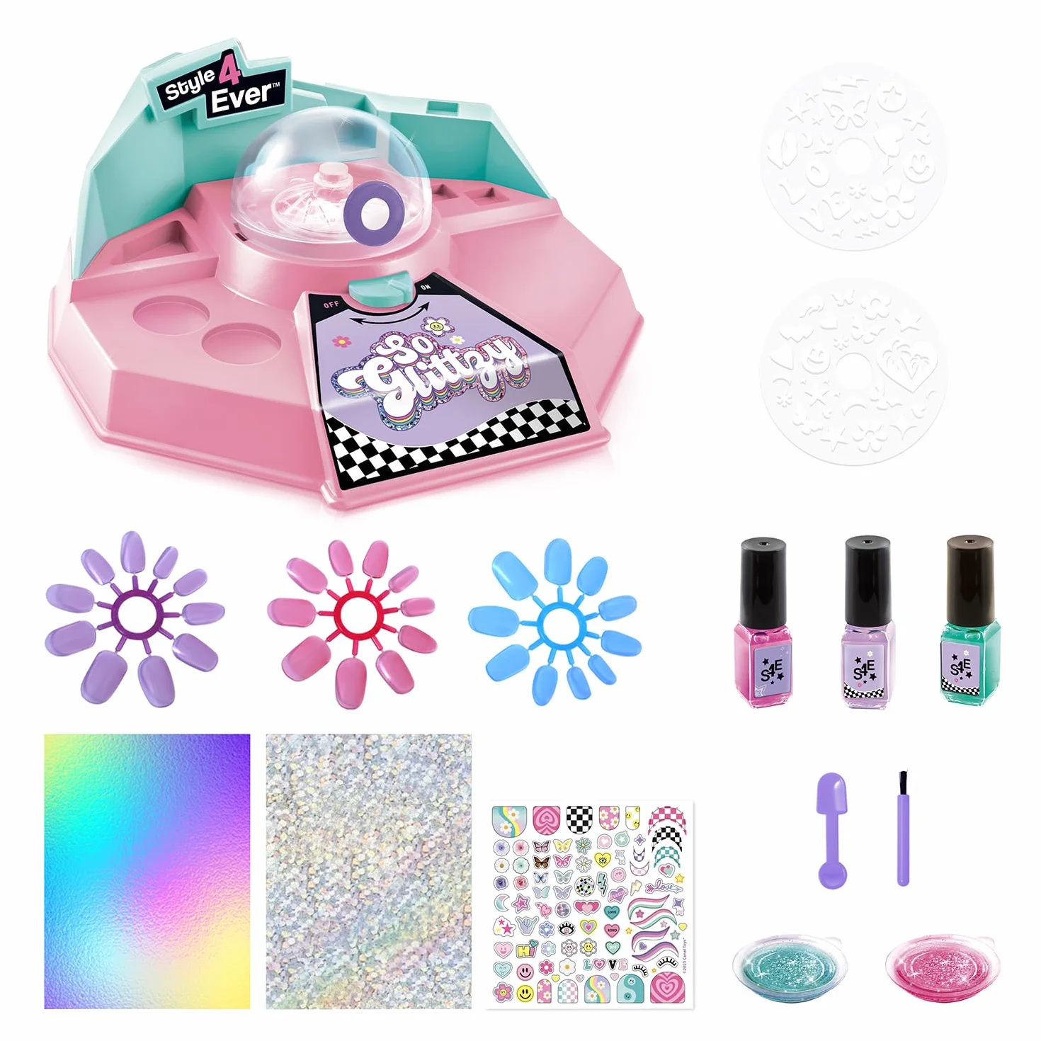 Canal Toys Style 4 Ever Jouet Bar à Ongles et Tatouages Institut de Beauté Miniature Enfant 8 Ans+