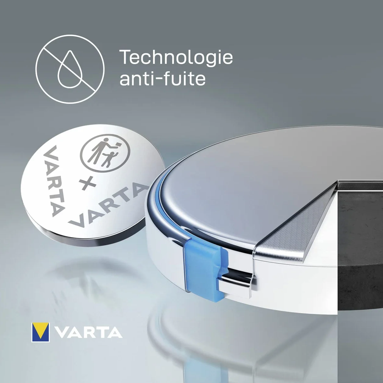 VARTA Piles Bouton CR2032, lot de 10, Lithium 3V, Smart Home, clés de voitures