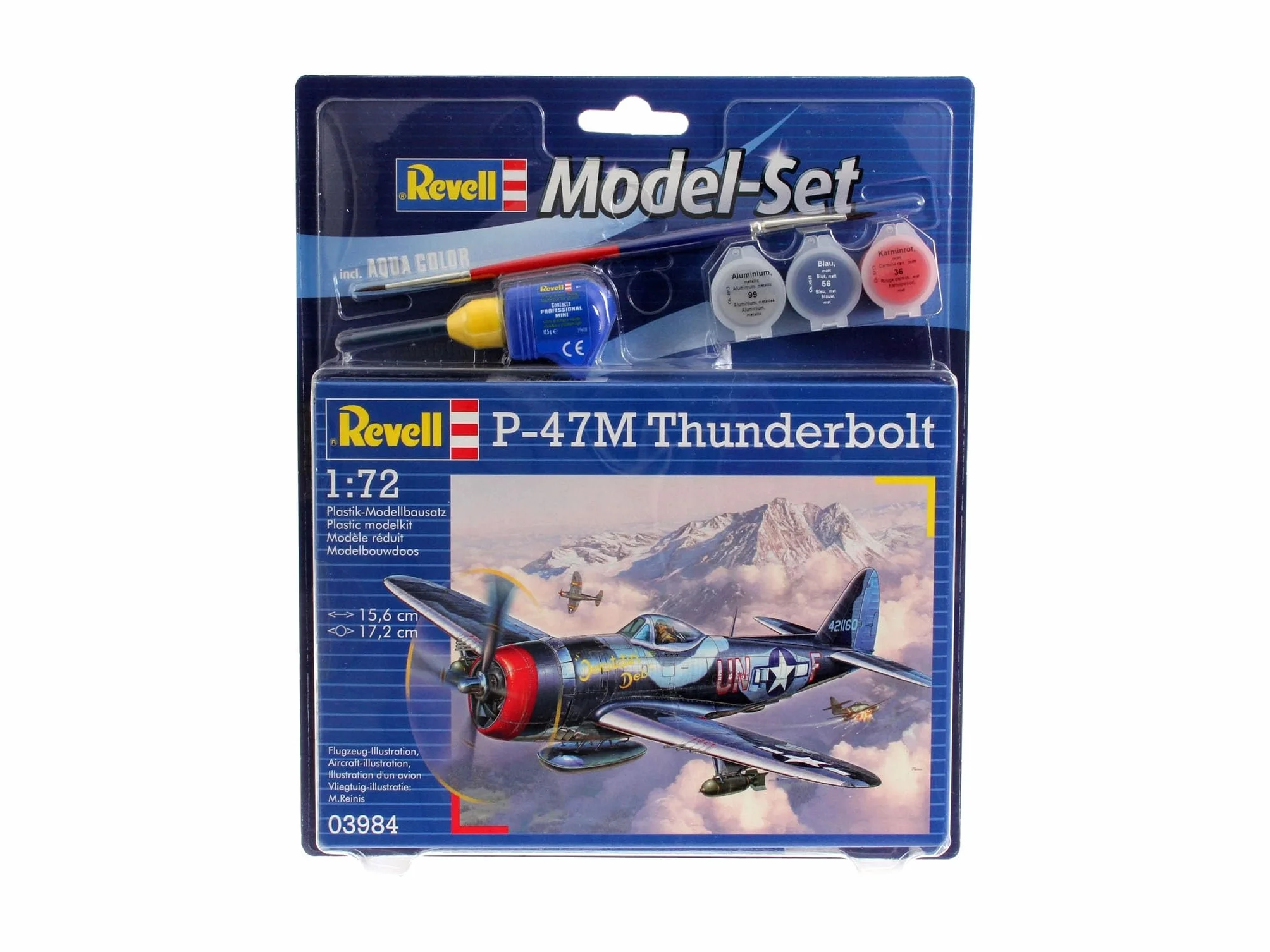 Revell Maquette 2-Roues Model Set P-47m Thunderbolt 63984