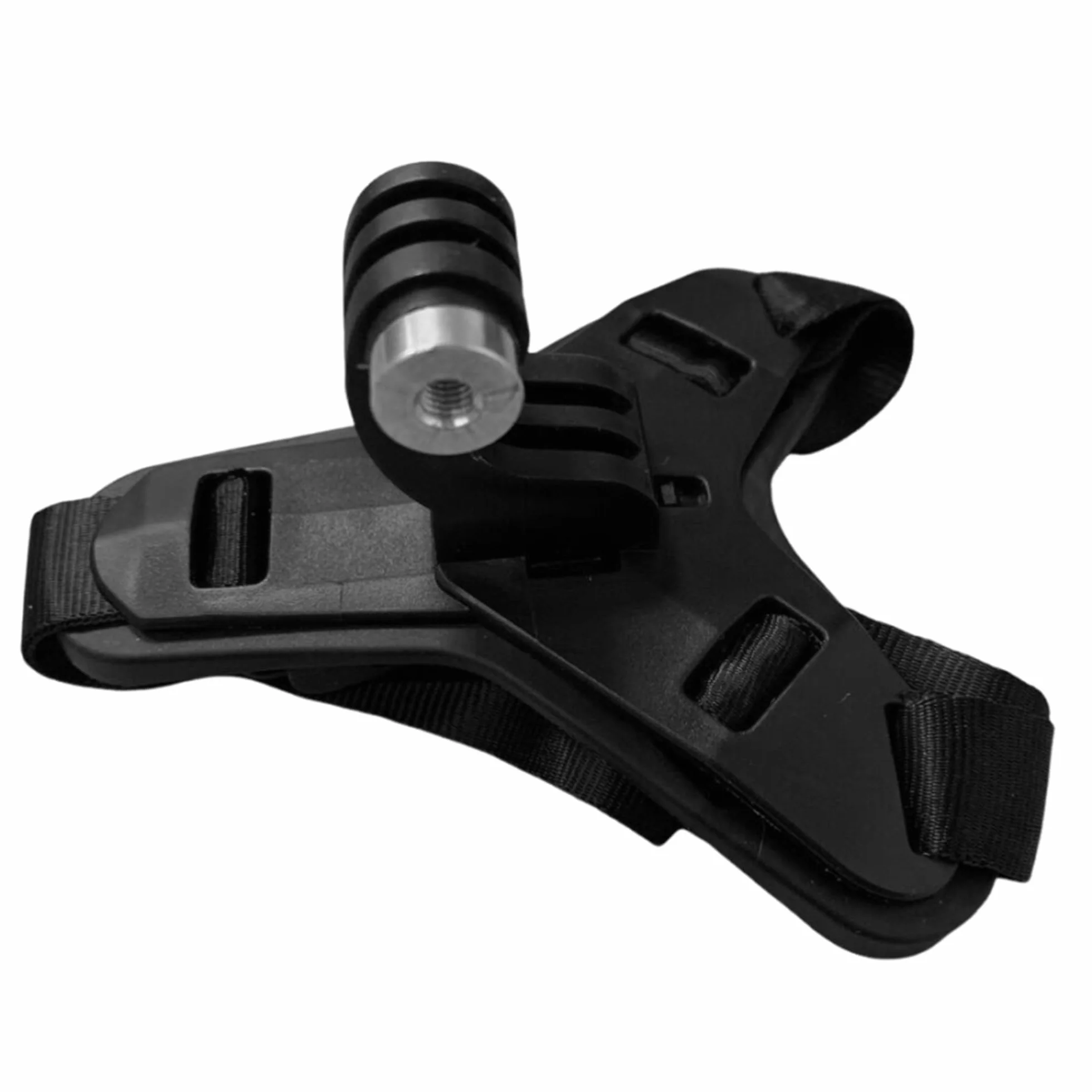 Support pour casque de moto menton avec vis pour GoPro Hero 13/12/11/10/9/8/7/6/5/4/3, Osmo Action, Noir