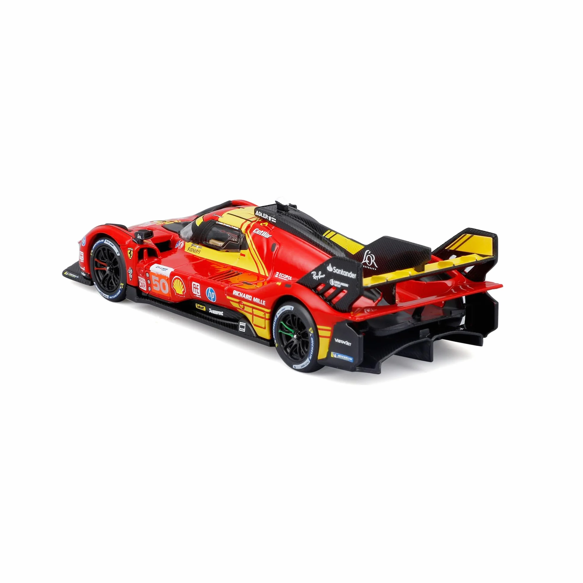 Bburago Ferrari 499P Winner 2024 #50 1:43 Voiture métal moulé réplique détaillée 24 Heures du Mans