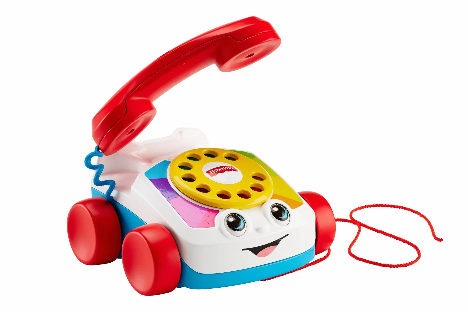 Fisher-Price Mon Téléphone Mobile Jouet bébé, Cadran factice Rotatif, Apprendre Chiffres Couleurs, 12 Mois+, FGW66