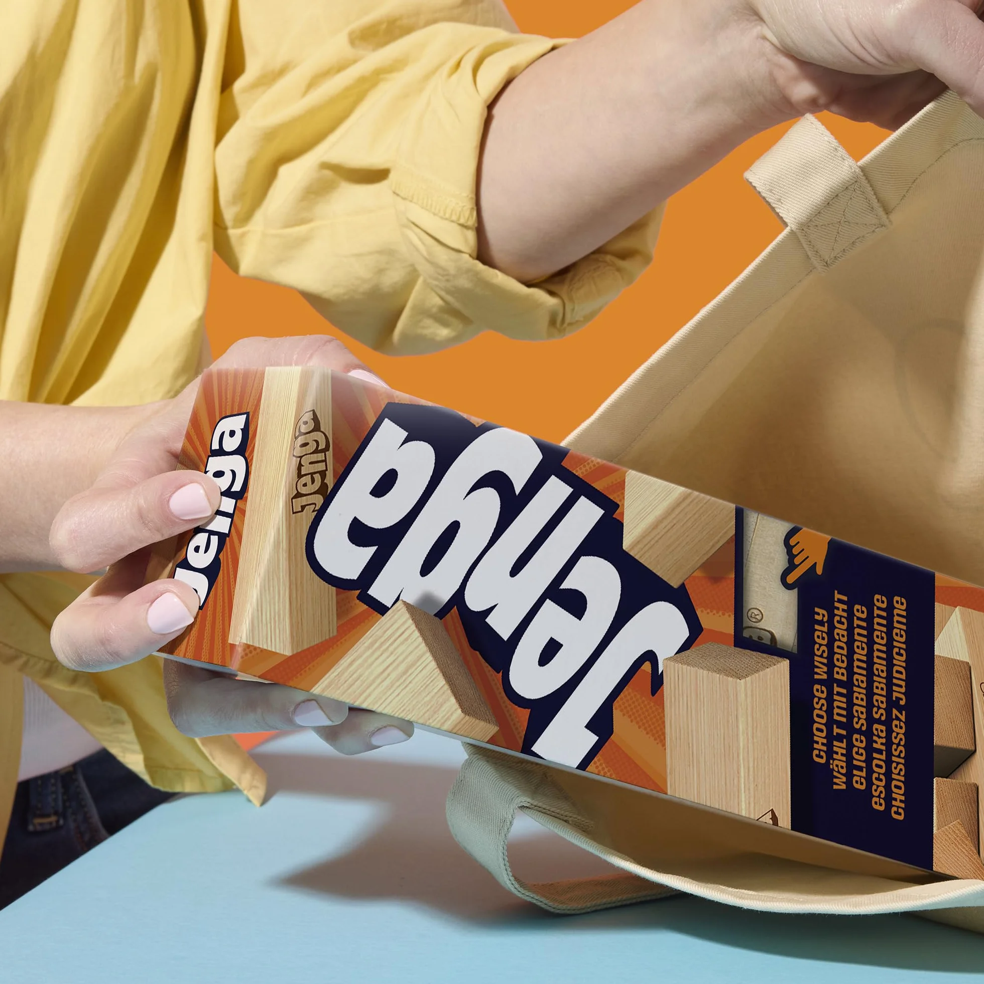Hasbro Jenga 2025 Jeu Officiel Plus de Façons de Jouer