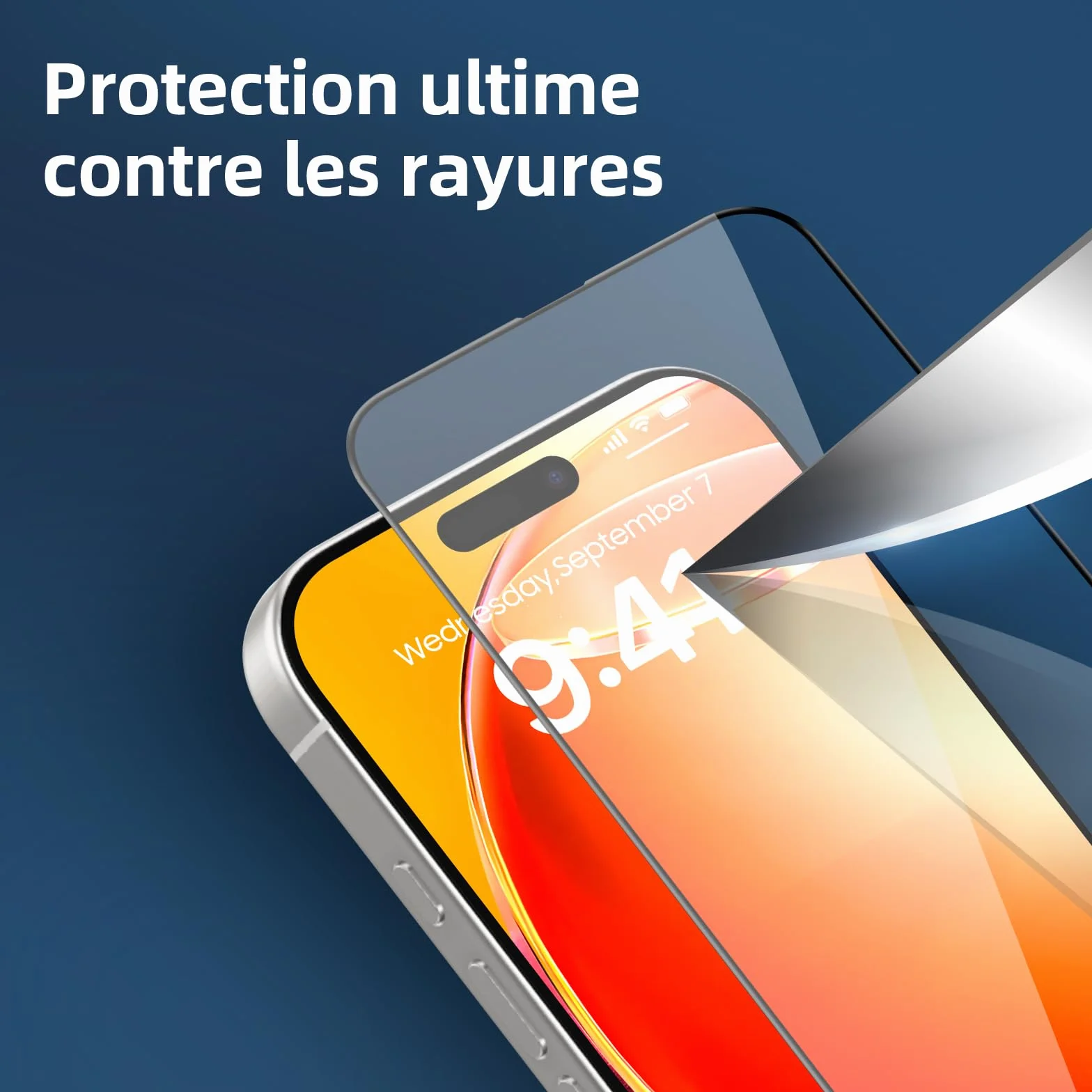 NEW'C Lot de 3 Verre Trempé pour iPhone 17 Pro 16 Pro (6,3 Pouces) Film Protection écran