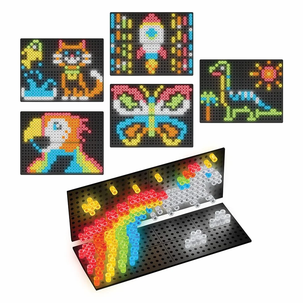 VTech Magic Lights 3D Atelier Créatif Enfant Tableaux Lumineux 2D 3D Jeu Éducatif Cadeau 5 Ans