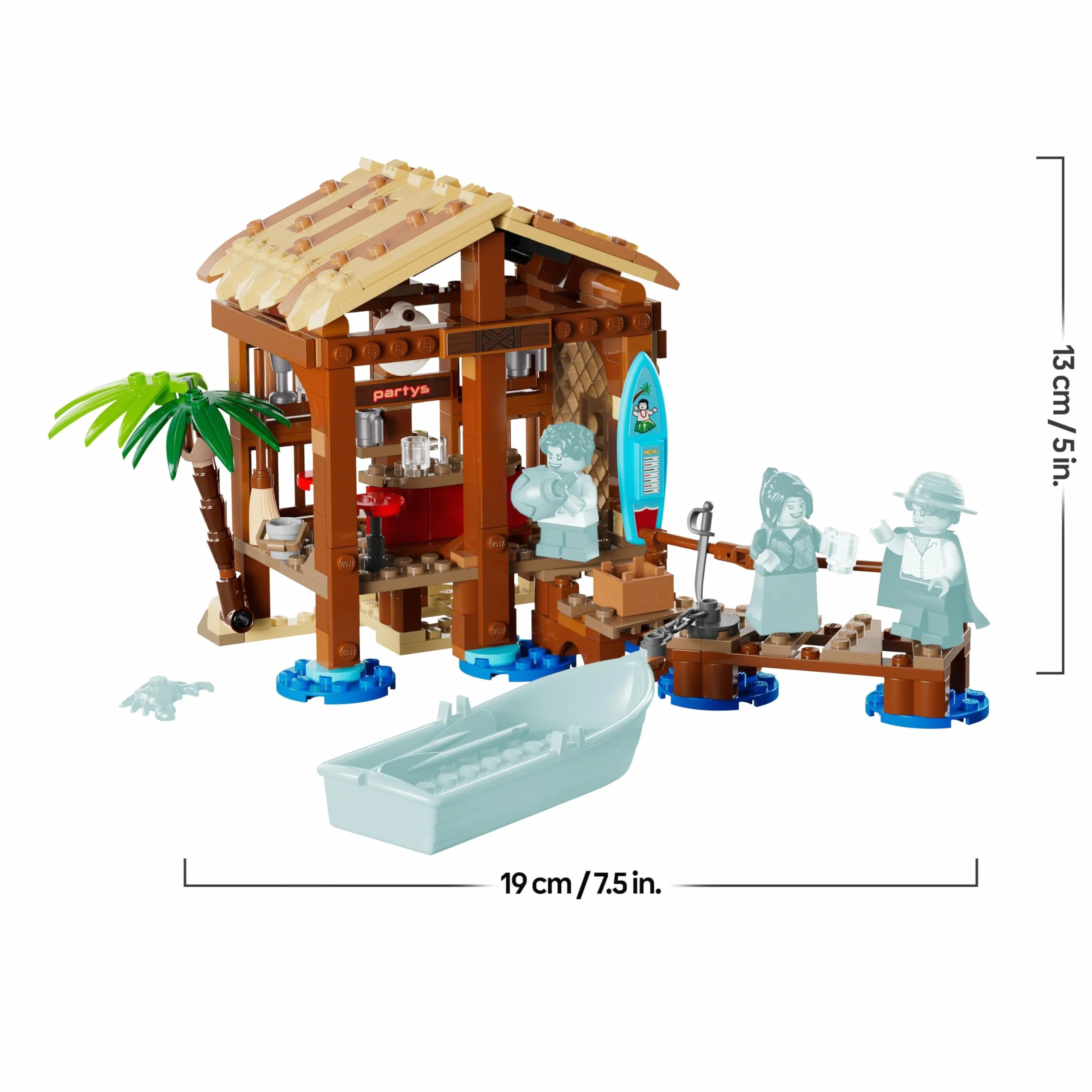 LEGO One Piece Le Bar du Village de Fuchsia Jouet Bateau Minifigurines Luffy Shanks Makino Accessoires Affiche Wanted Cadeau Anime 8 Ans 75636