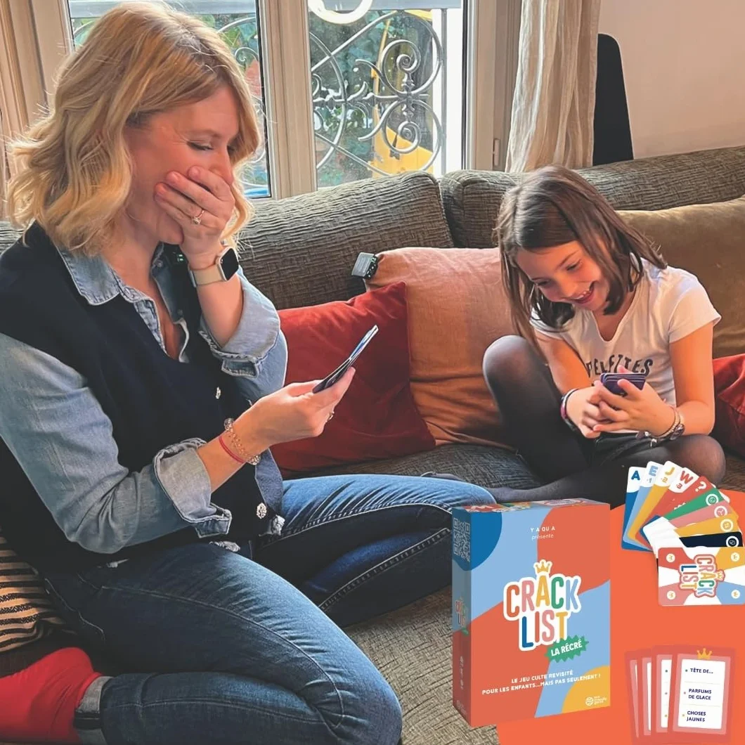 CRACK LIST La Récré Jeu de Cartes Éducatif et Amusant Version Petit Bac - 2 à 8 Joueurs - 7 Ans+