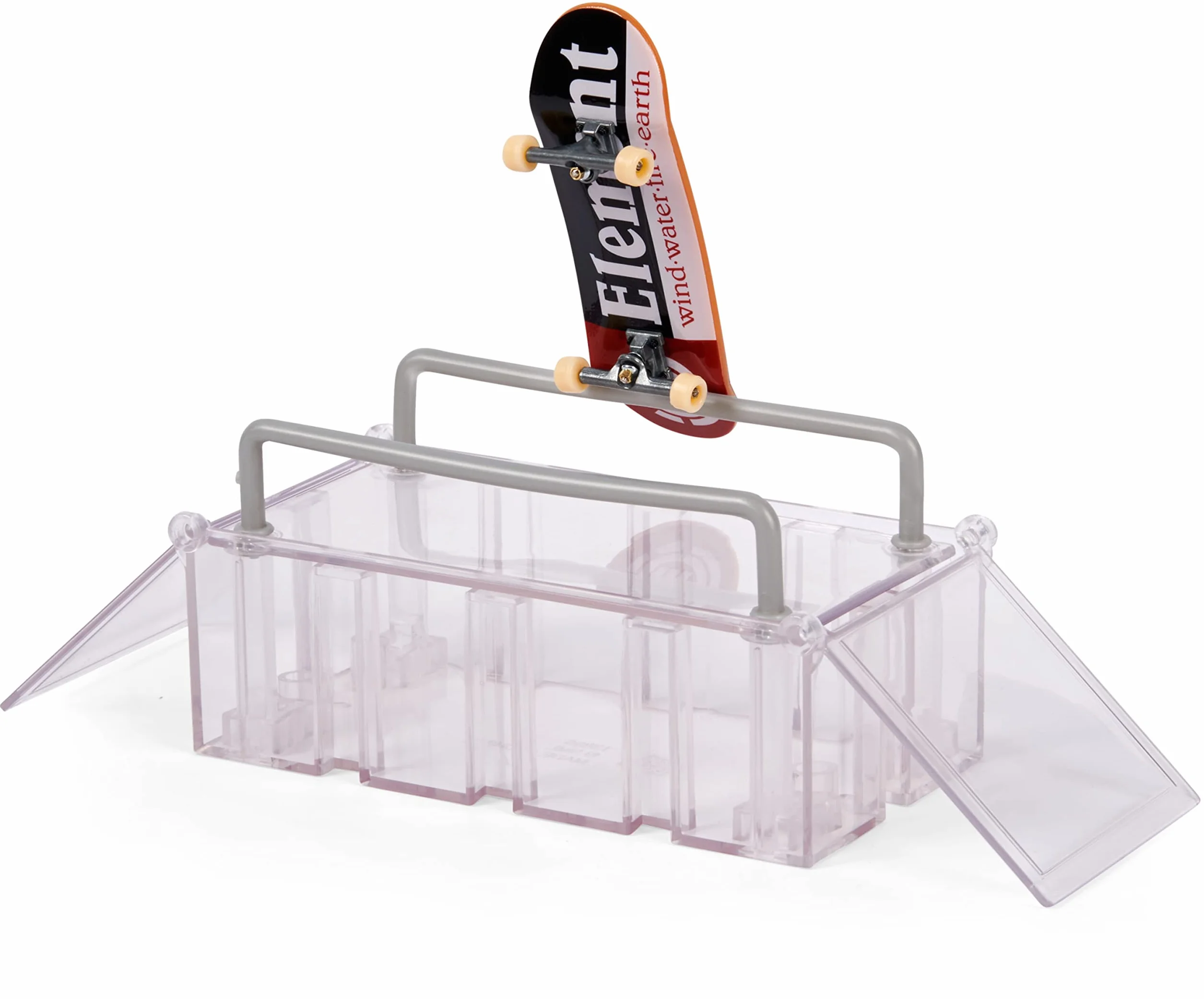 Tech Deck Coffret Skate Transformable Boite Transport Rampe Mini Skate Doigt Jouet Enfant 6 Ans+